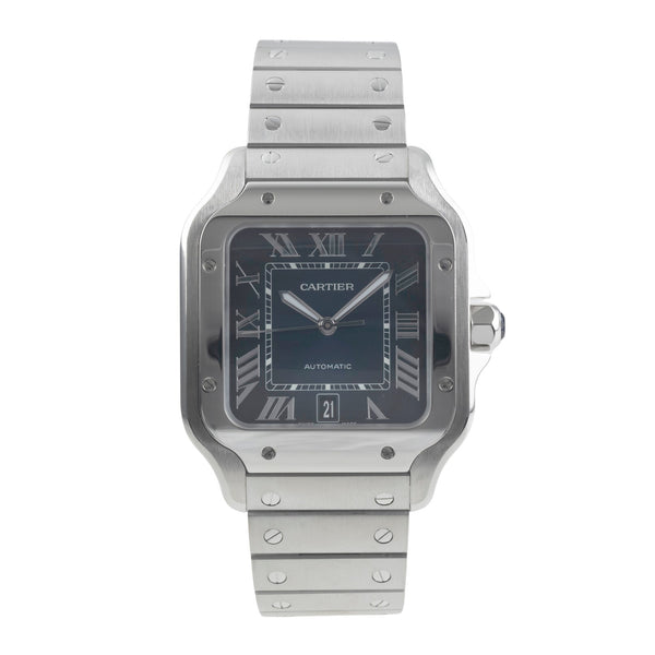 Cartier Santos acero automático reloj para caballeros WSSA0030 LP: 8300EUR  [2500890]