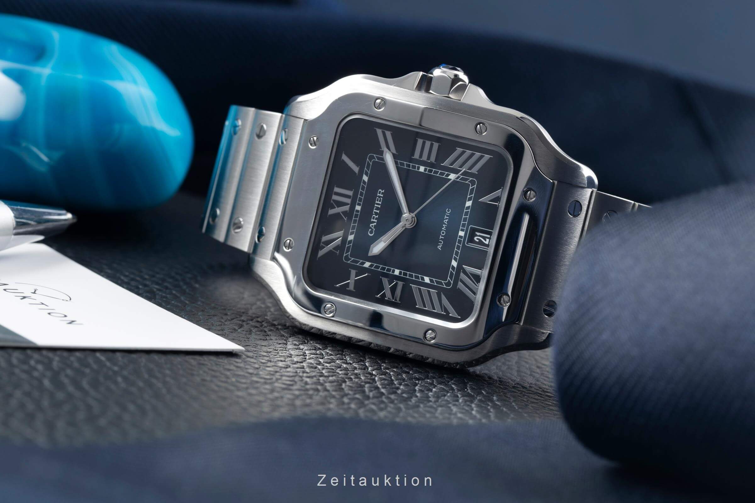 Cartier Santos acero automático reloj para caballeros WSSA0030 LP: 8300EUR  [2500890]