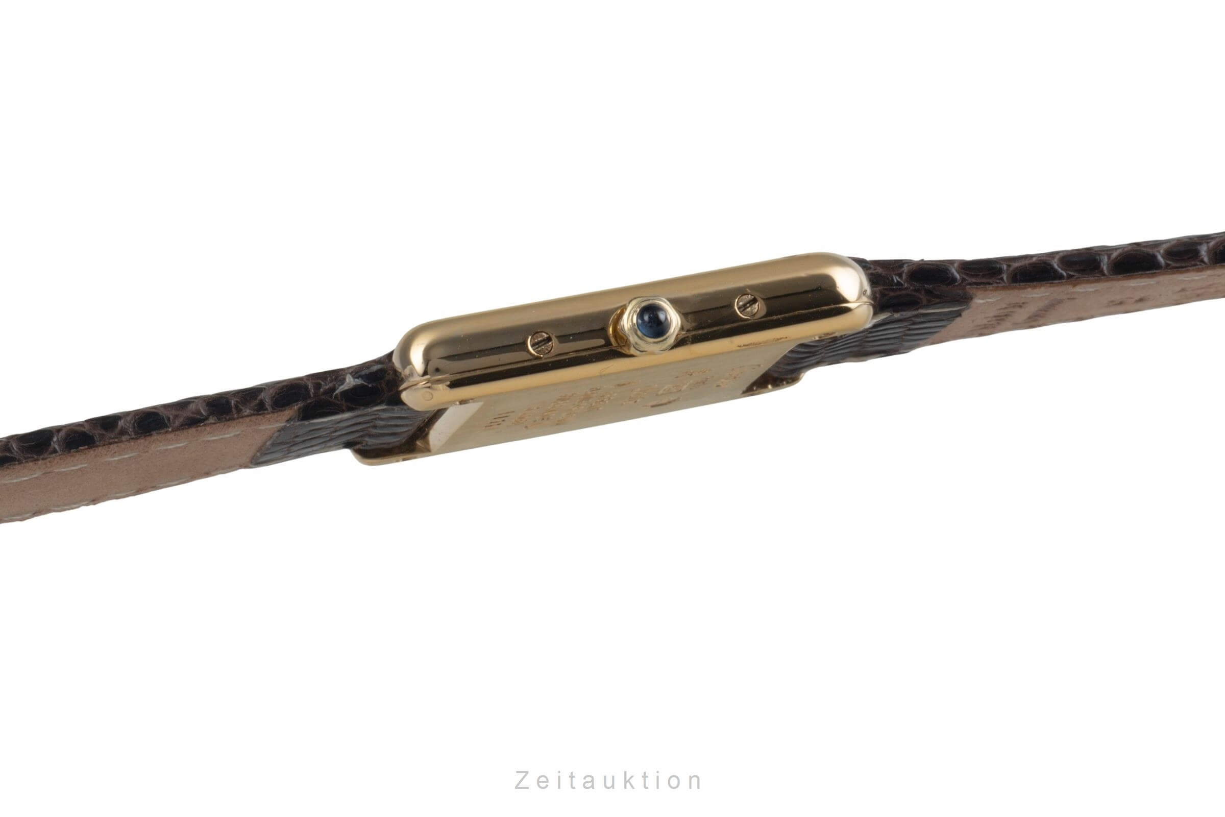 Cartier Tank plata banada en oro cuarzo reloj para damas  366001  [2500892]