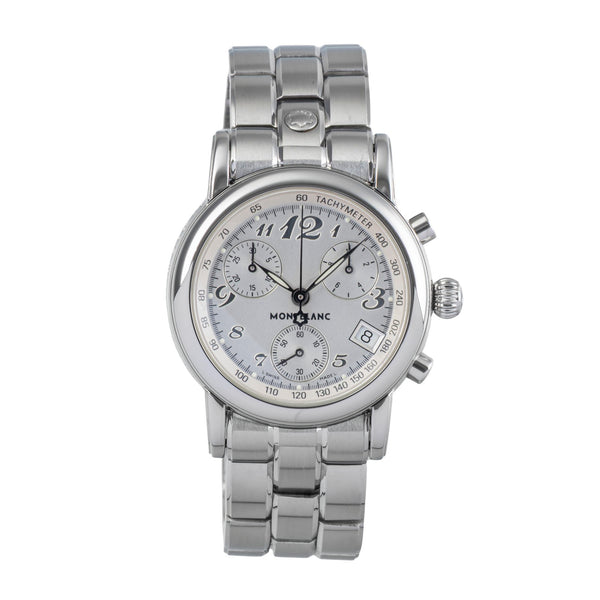 Montblanc Meisterstück chronograph steel quartz women's watch 7039  [2500895]