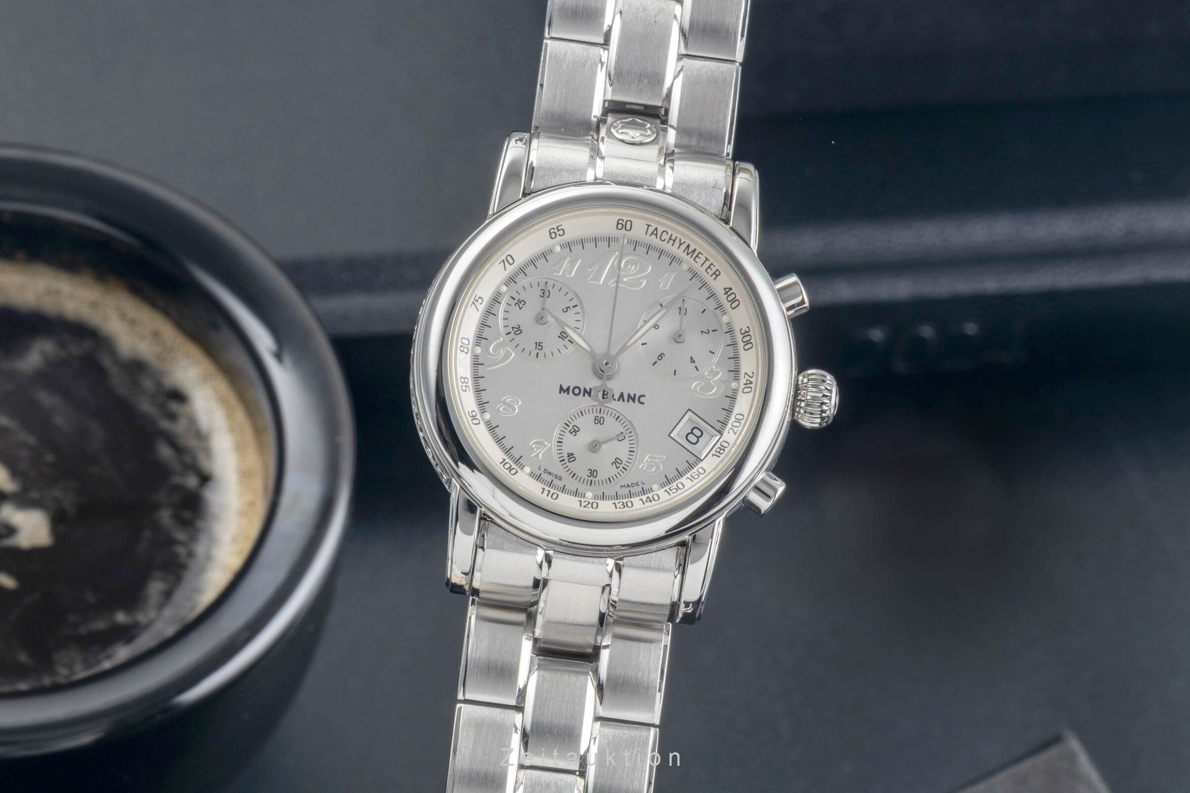 Montblanc Meisterstück chronograph steel quartz Kal. 4810.106 Ref