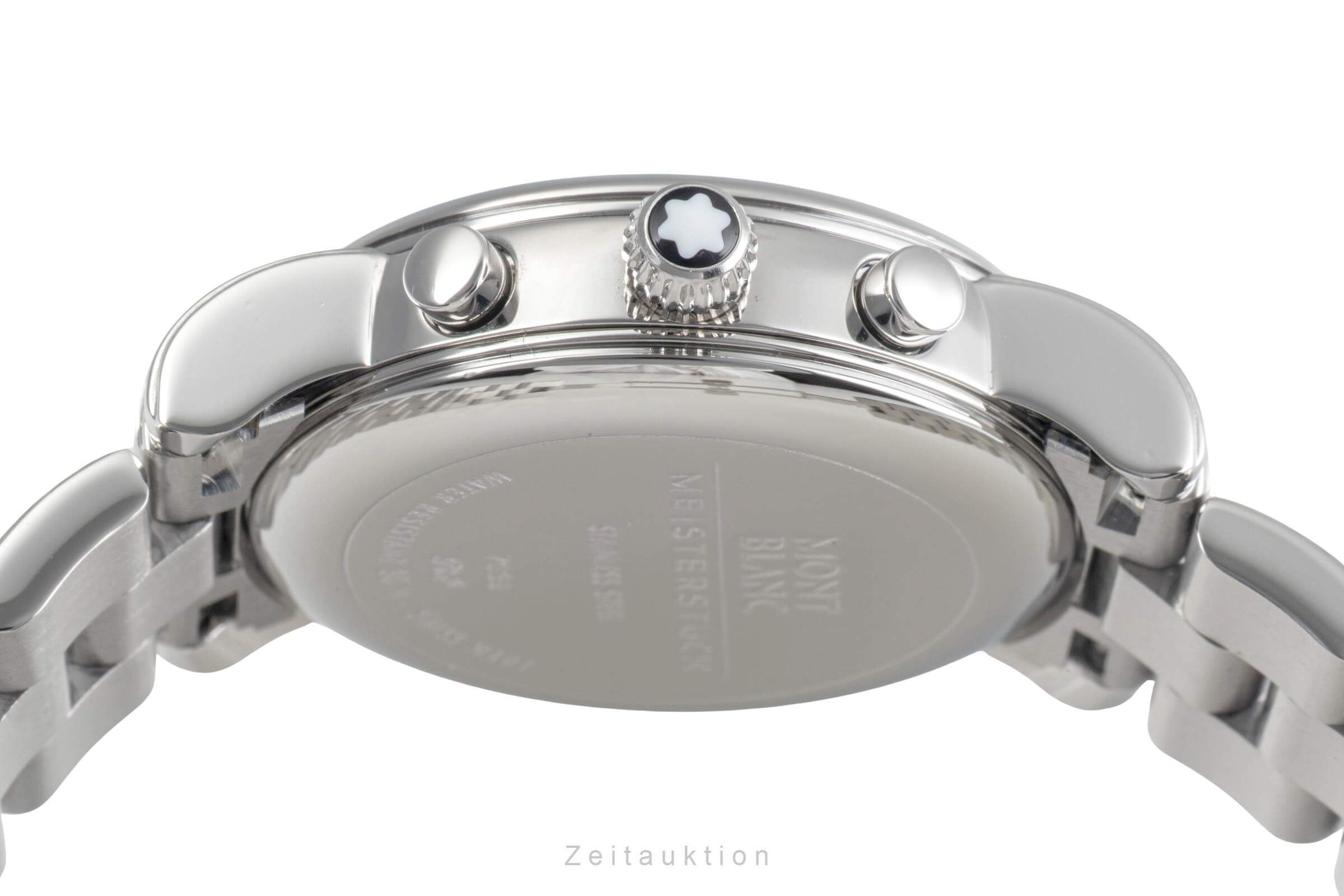 Montblanc Meisterstück chronograph steel quartz women's watch 7039  [2500895]