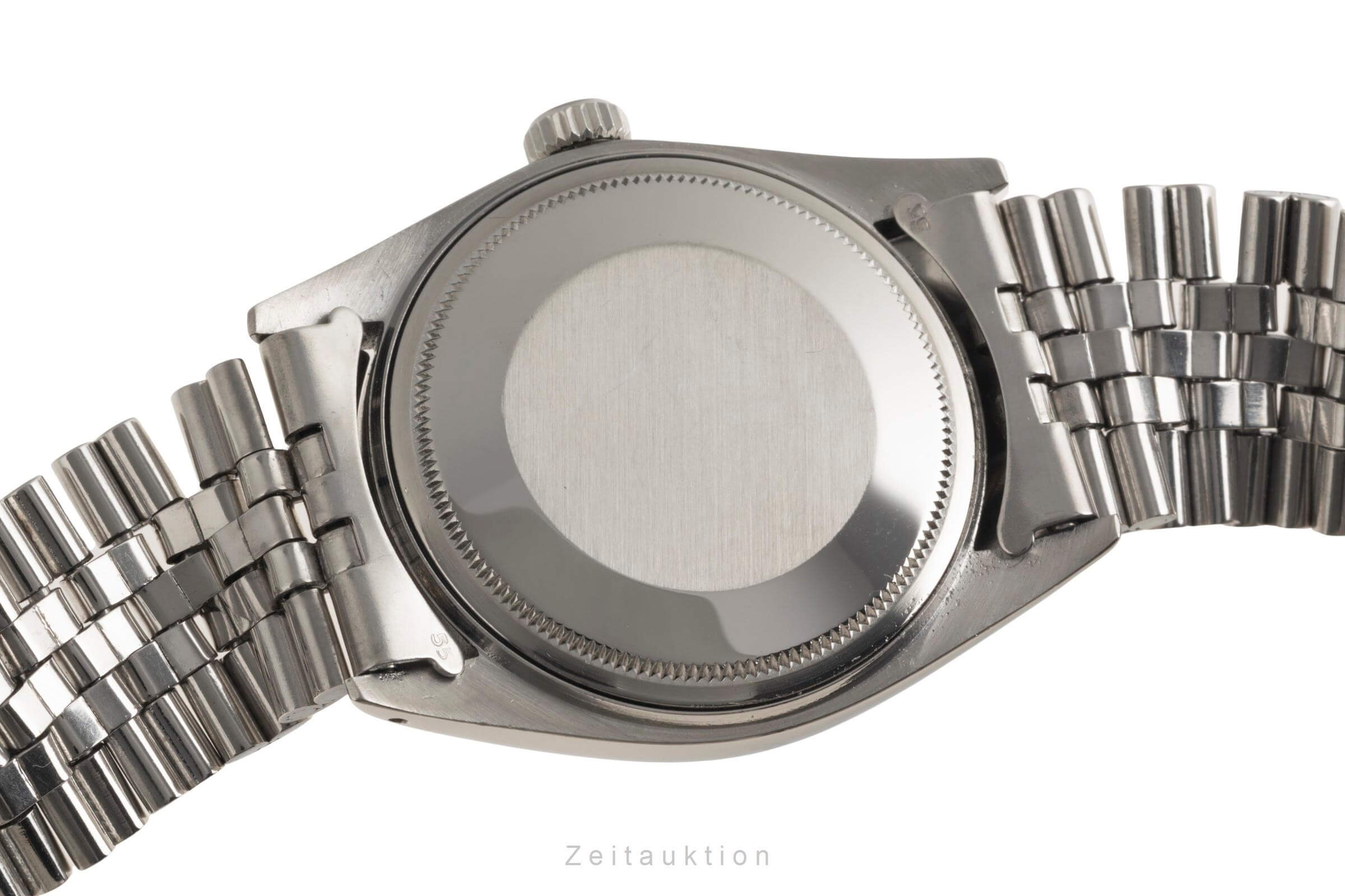 Rolex Datejust acciaio / oro bianco automatismo orologio da uomo 1601 Vintage  [2500900]