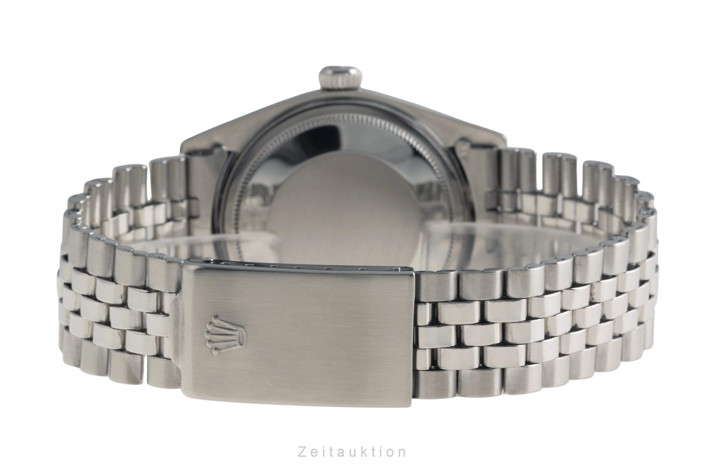 Rolex Datejust acciaio / oro bianco automatismo orologio da uomo 1601 Vintage  [2500900]