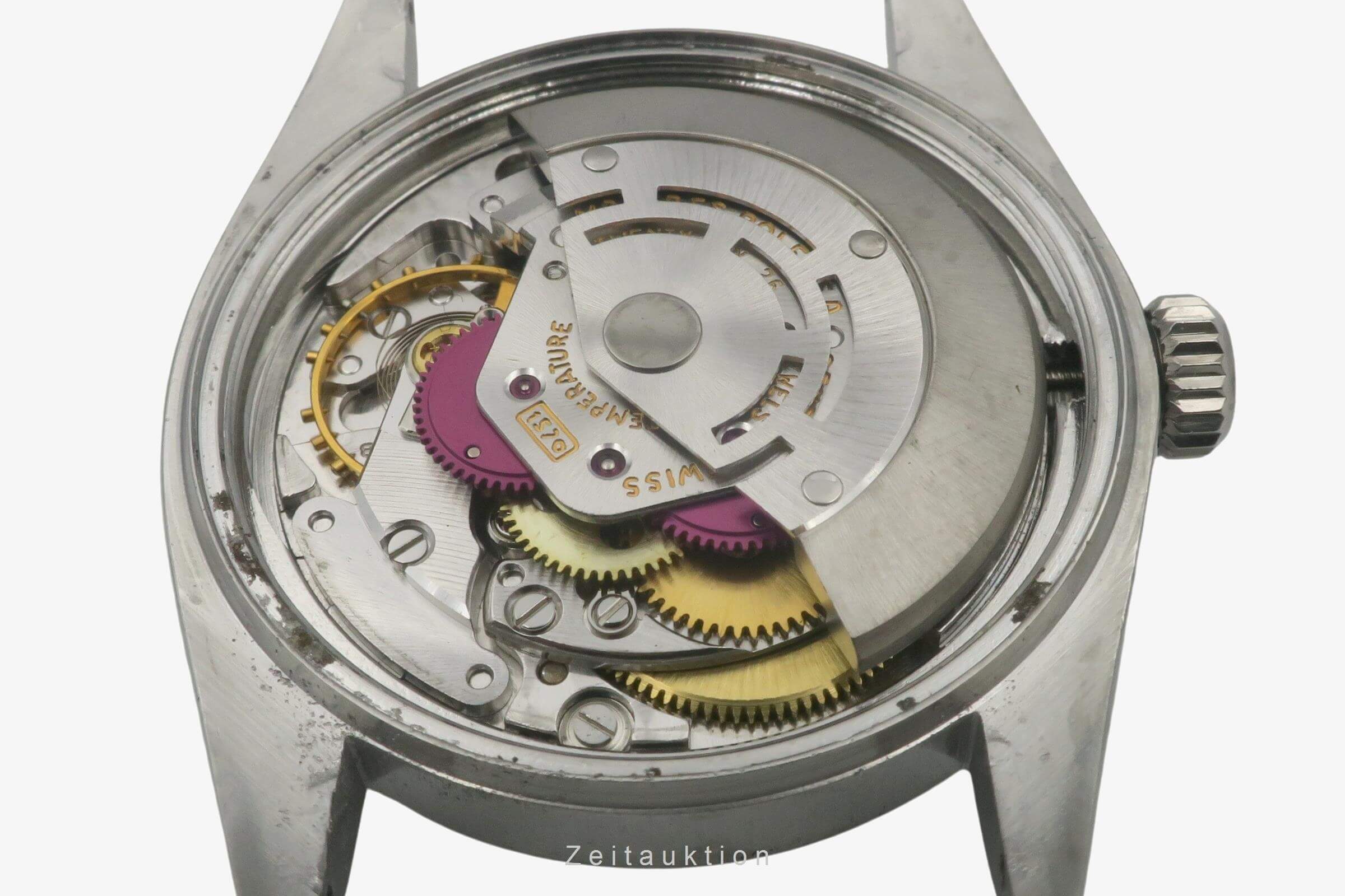 Rolex Datejust acciaio / oro bianco automatismo orologio da uomo 1601 Vintage  [2500900]