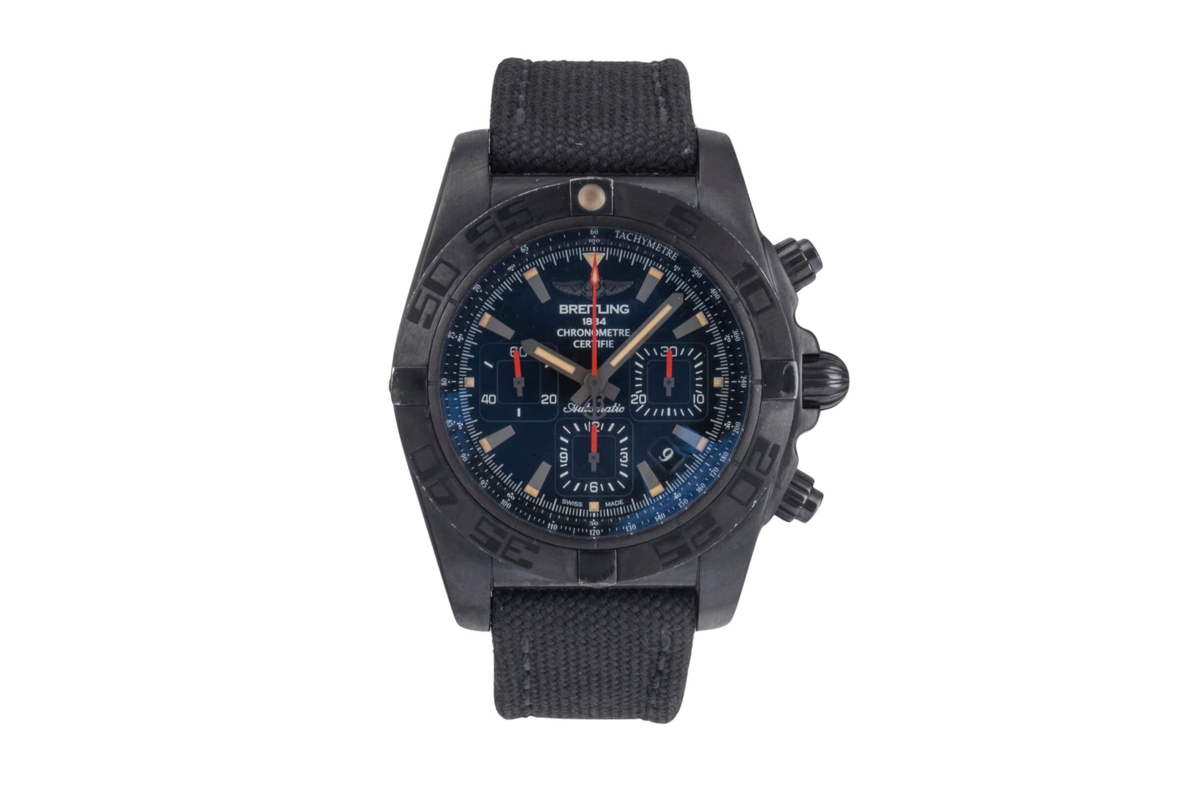 Breitling Chronomat cronografo acciaio automatismo orologio da uomo MB0111C3/BE35 LP: 9400EUR  [2500901]