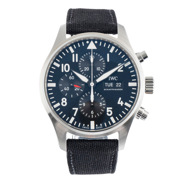 IWC Pilot cronografo acciaio automatismo orologio da uomo IW377709 LP: 7300EUR  [2500908]