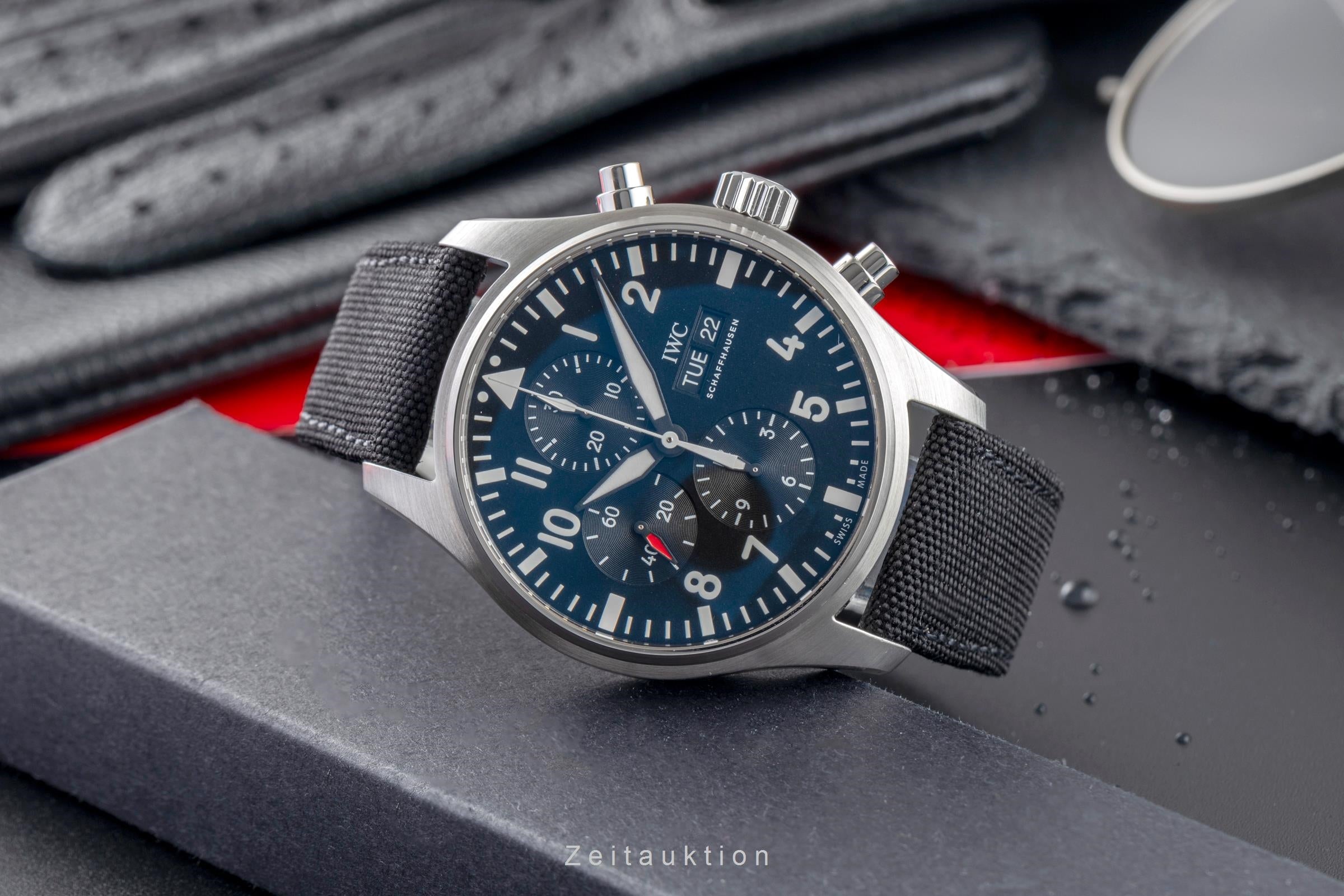 IWC Pilot cronografo acciaio automatismo orologio da uomo IW377709 LP: 7300EUR  [2500908]
