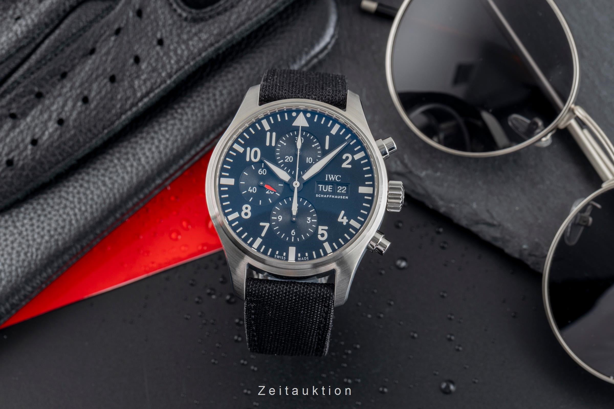 IWC Pilot cronografo acciaio automatismo orologio da uomo IW377709 LP: 7300EUR  [2500908]