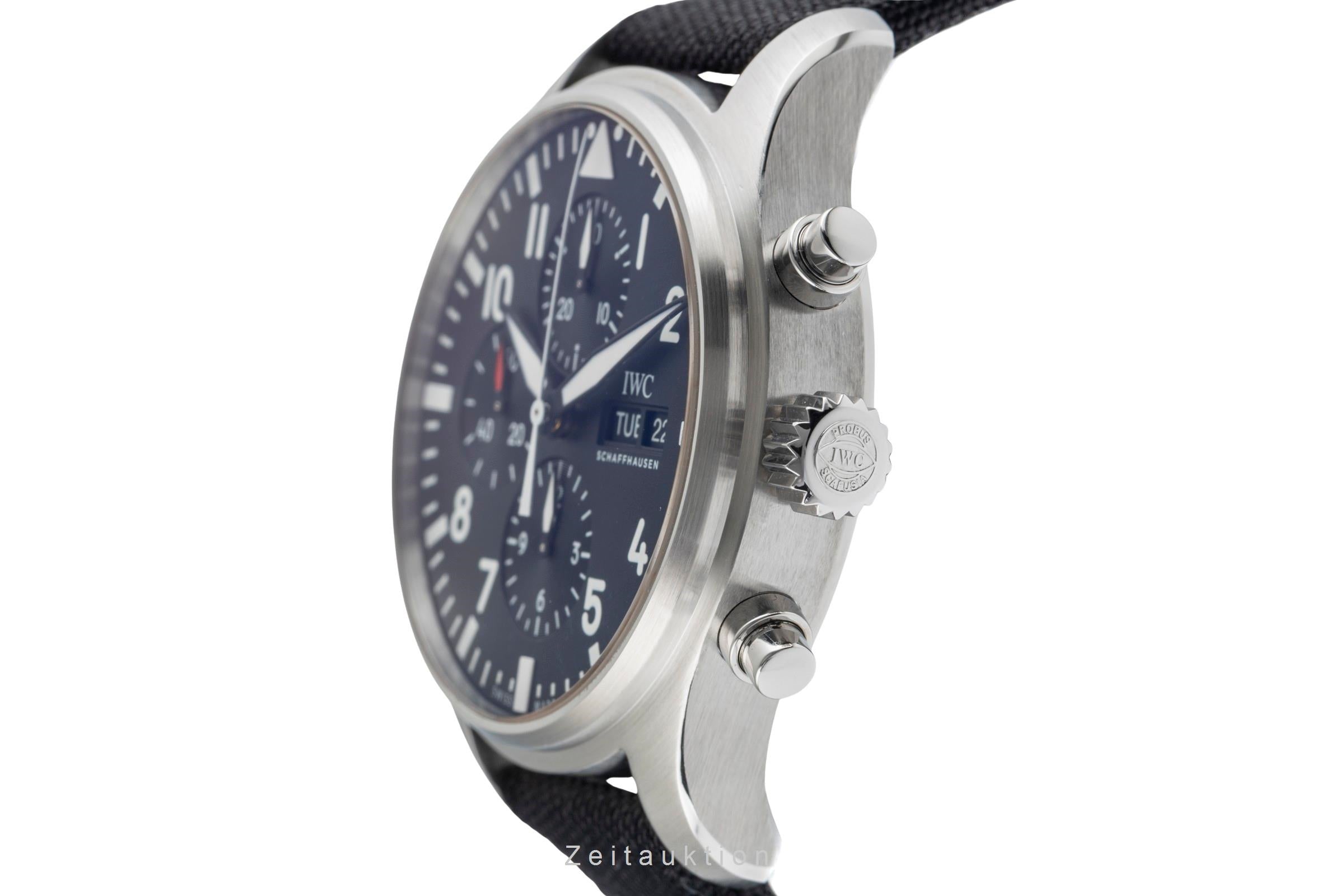 IWC Pilot cronografo acciaio automatismo orologio da uomo IW377709 LP: 7300EUR  [2500908]