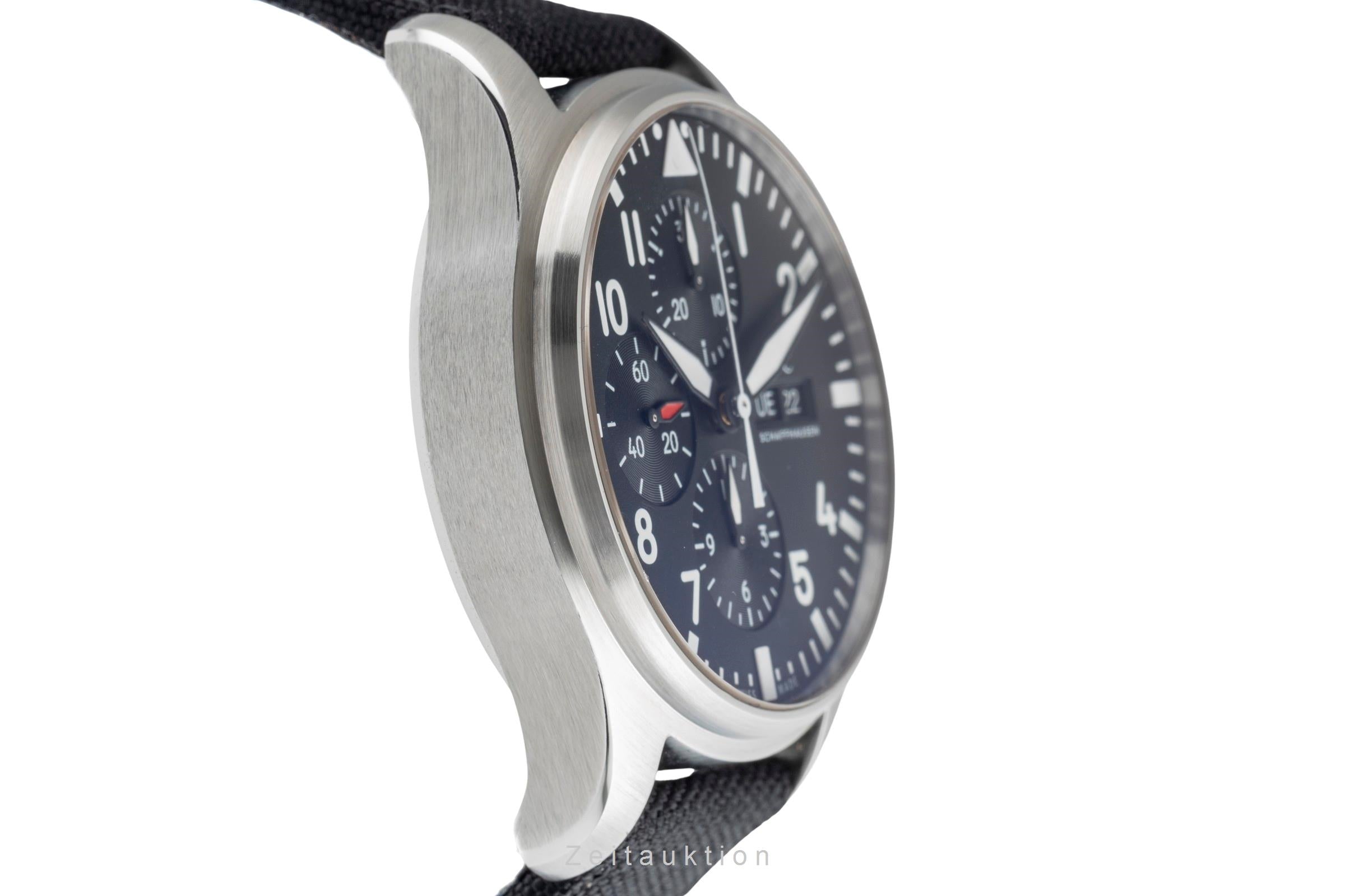 IWC Pilot cronografo acciaio automatismo orologio da uomo IW377709 LP: 7300EUR  [2500908]