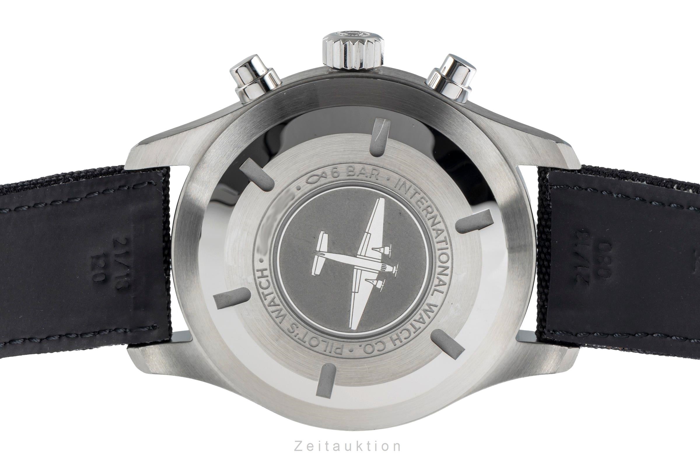 IWC Pilot cronografo acciaio automatismo orologio da uomo IW377709 LP: 7300EUR  [2500908]