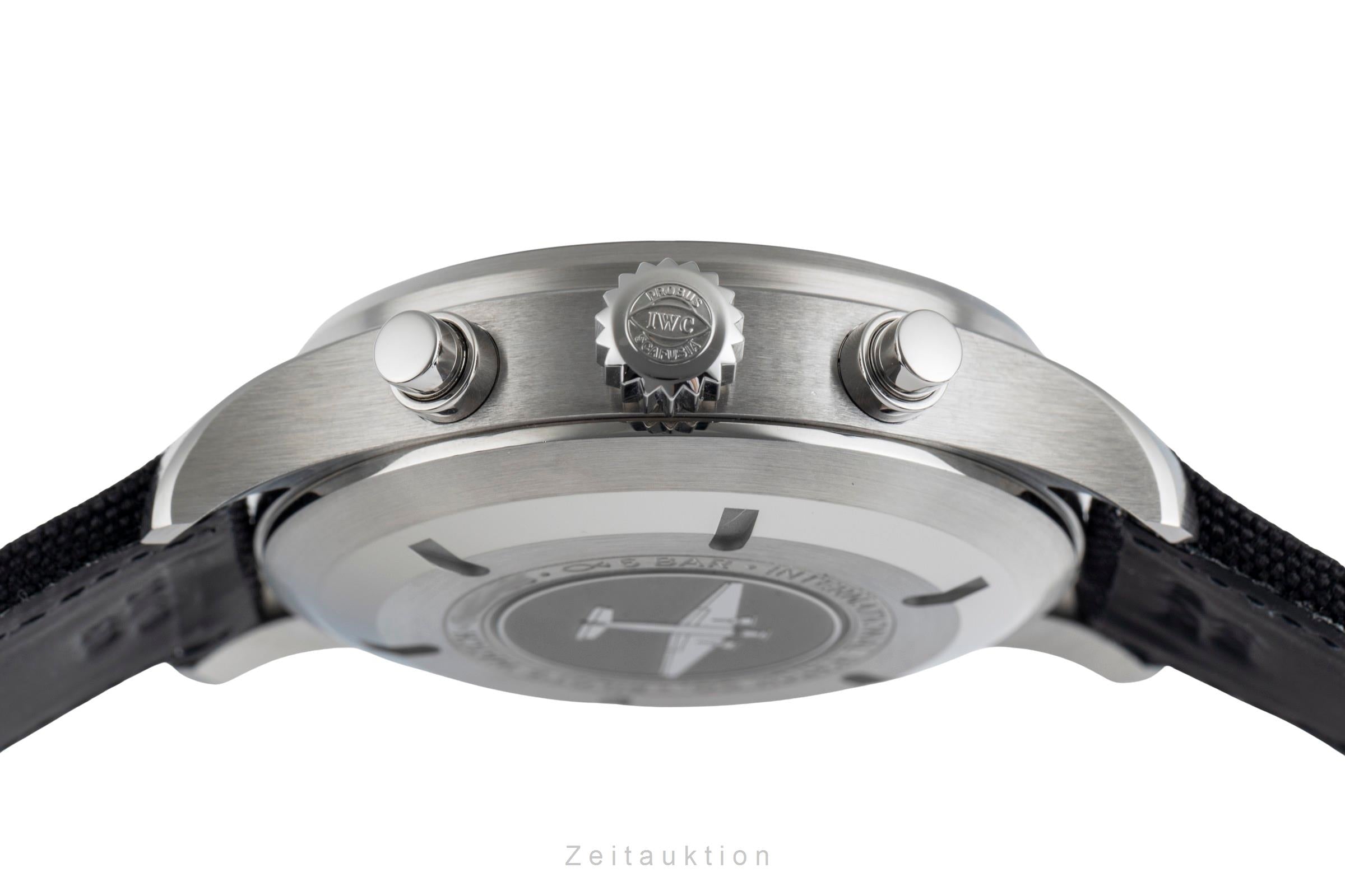 IWC Pilot cronografo acciaio automatismo orologio da uomo IW377709 LP: 7300EUR  [2500908]