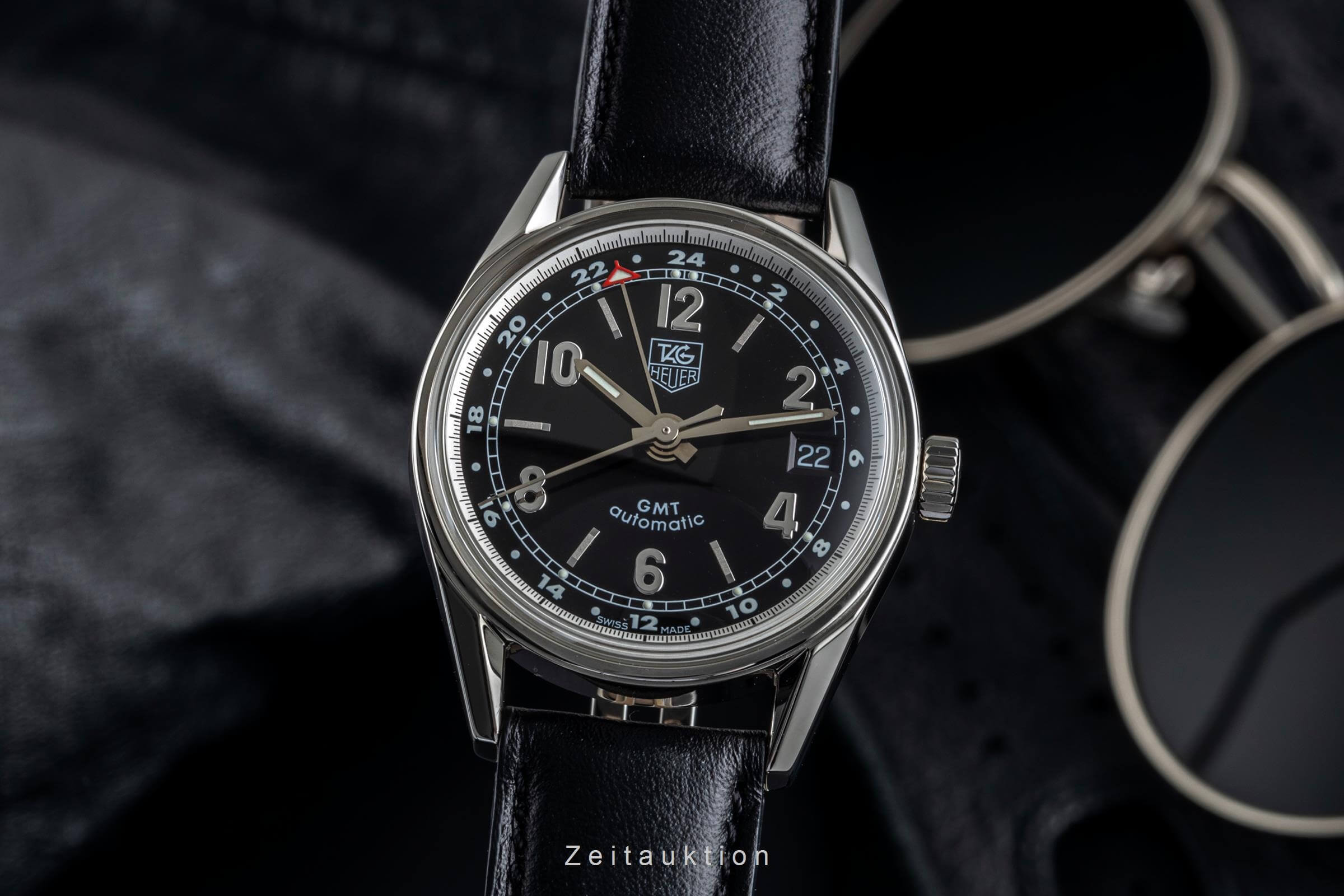 Tag Heuer Carrera GMT Edelstahl Automatik Herrenuhr Ref. WV2113  [2500923]