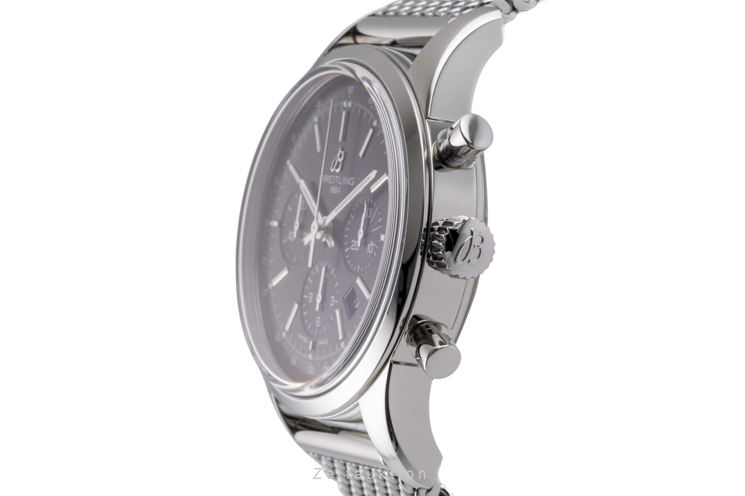 Breitling Transocean cronografo acciaio automatismo orologio da uomo AB0152  [2500925]