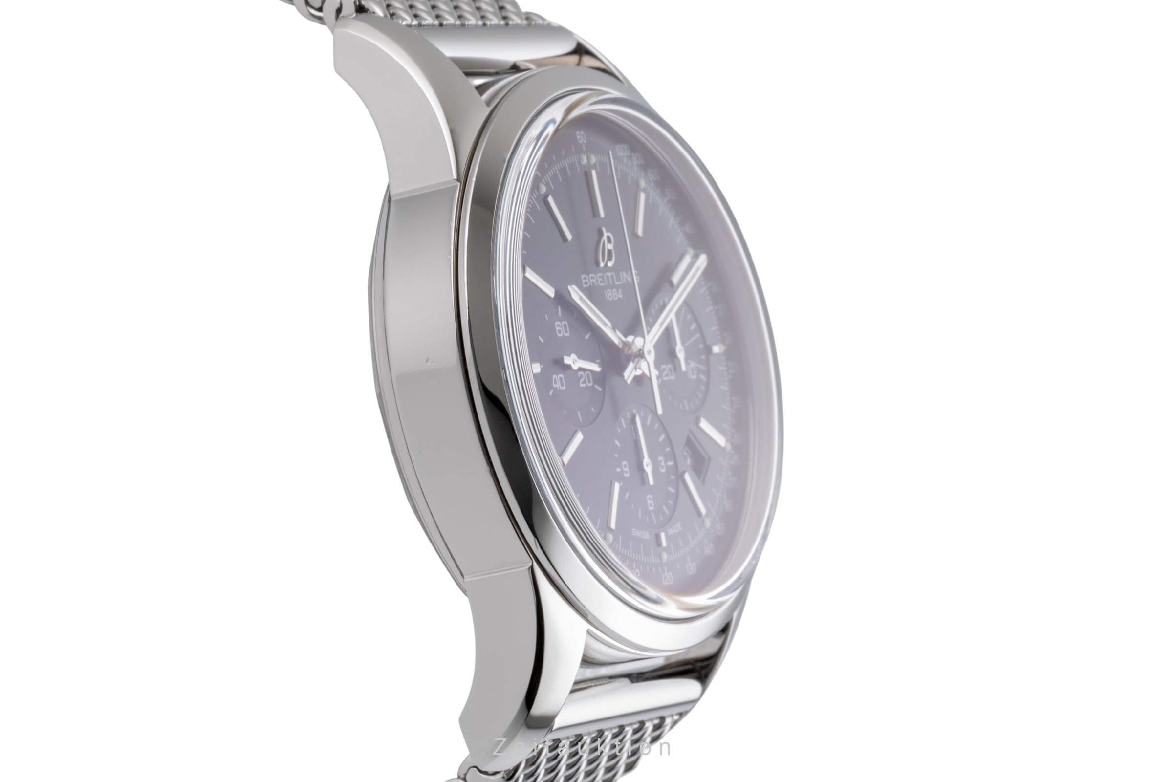 Breitling Transocean cronografo acciaio automatismo orologio da uomo AB0152  [2500925]