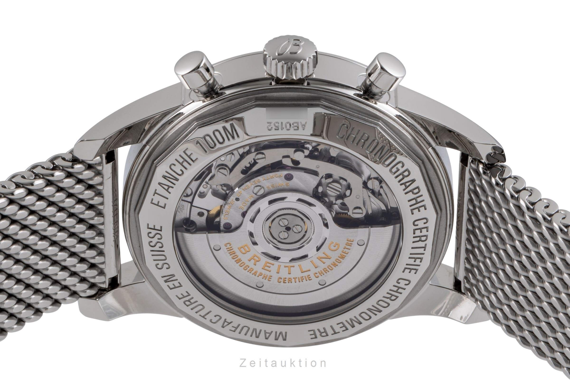 Breitling Transocean cronografo acciaio automatismo orologio da uomo AB0152  [2500925]