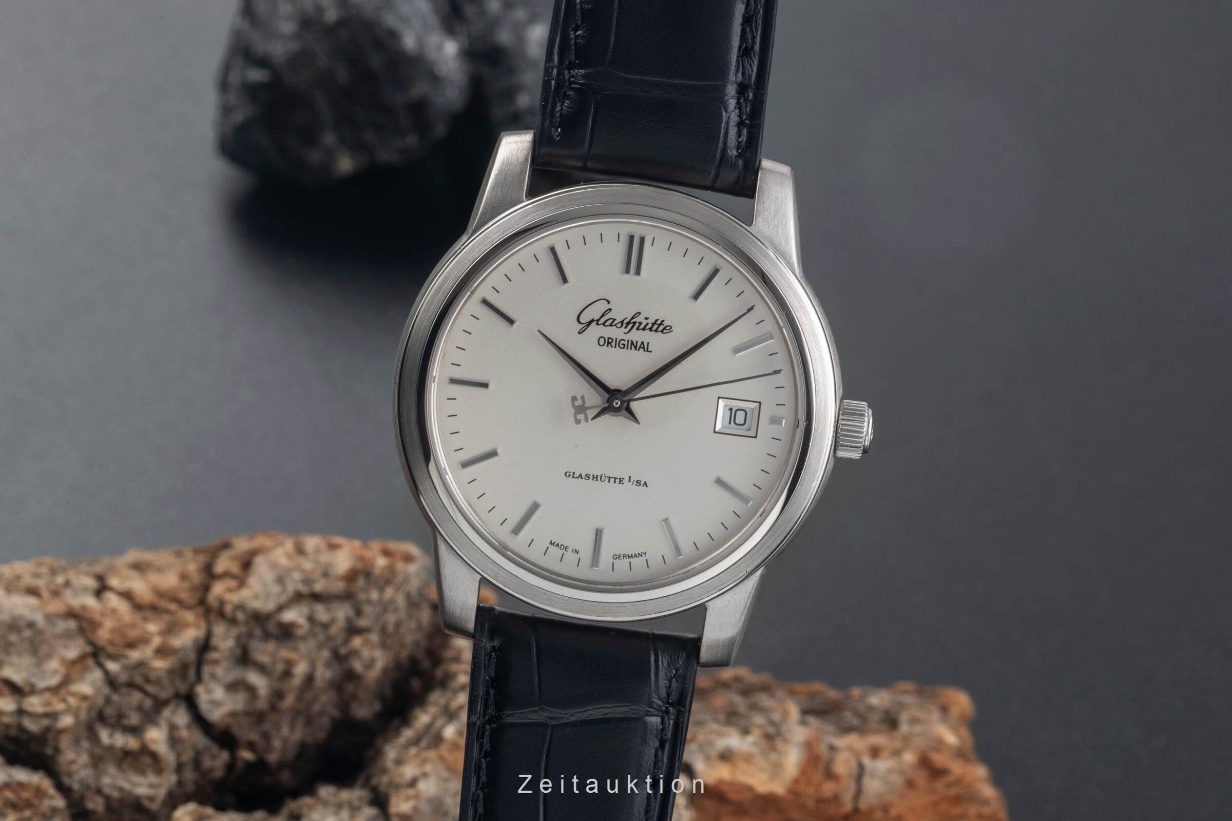 Glashütte Original Senator 18K Weissgold Herrenuhr Ref 39-11-11-09-04 Klassiker  [2500929]