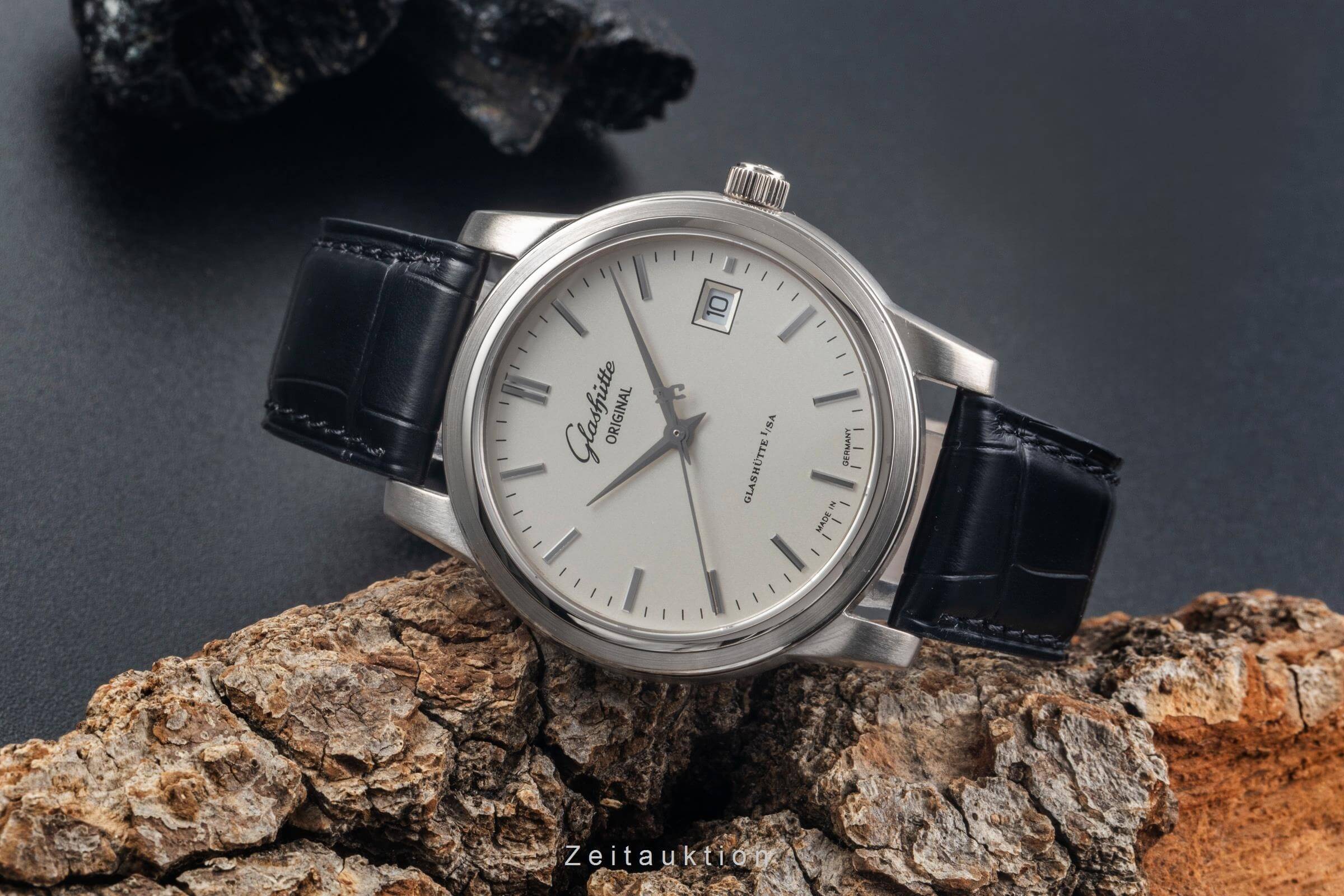 Glashütte Original Senator 18K Weissgold Herrenuhr Ref 39-11-11-09-04 Klassiker  [2500929]