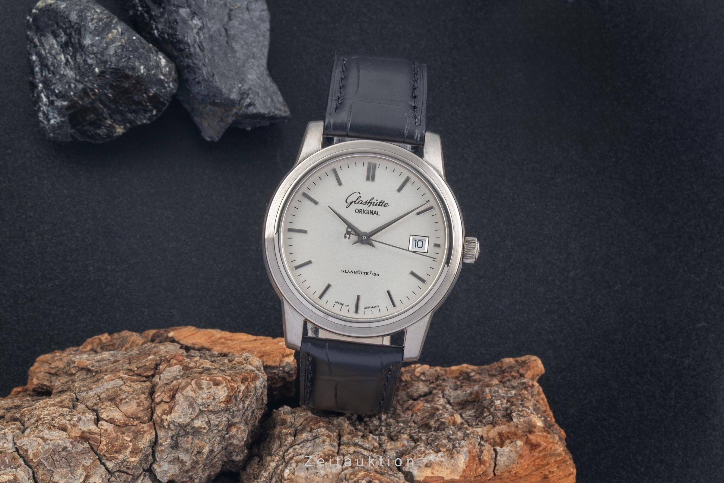 Glashütte Original Senator 18K Weissgold Herrenuhr Ref 39-11-11-09-04 Klassiker  [2500929]