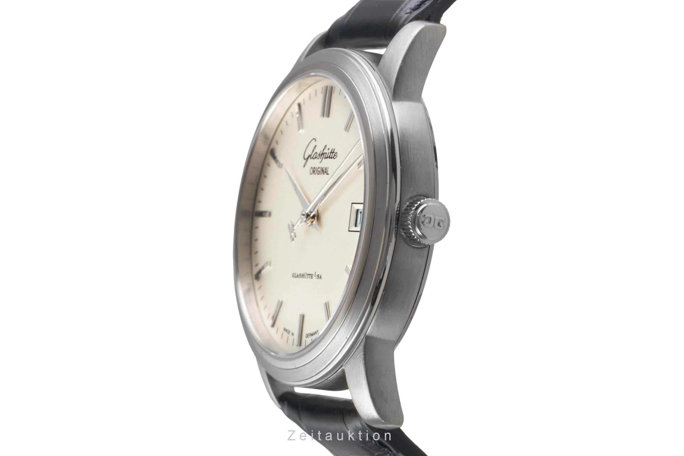 Glashütte Original Senator 18K Weissgold Herrenuhr Ref 39-11-11-09-04 Klassiker  [2500929]