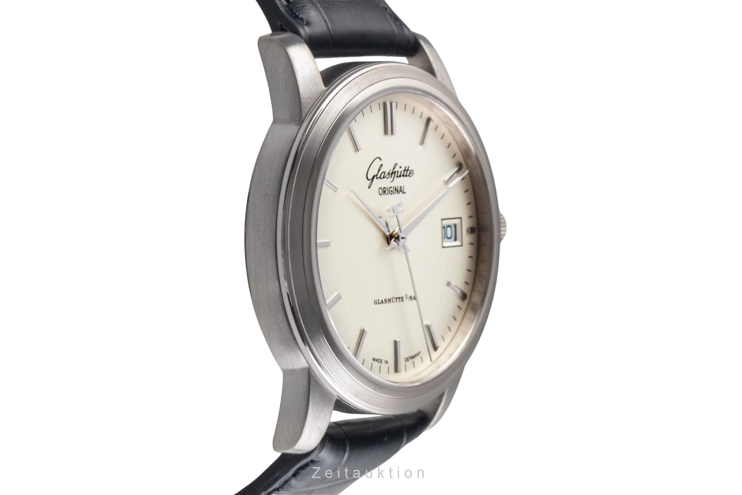 Glashütte Original Senator 18K Weissgold Herrenuhr Ref 39-11-11-09-04 Klassiker  [2500929]