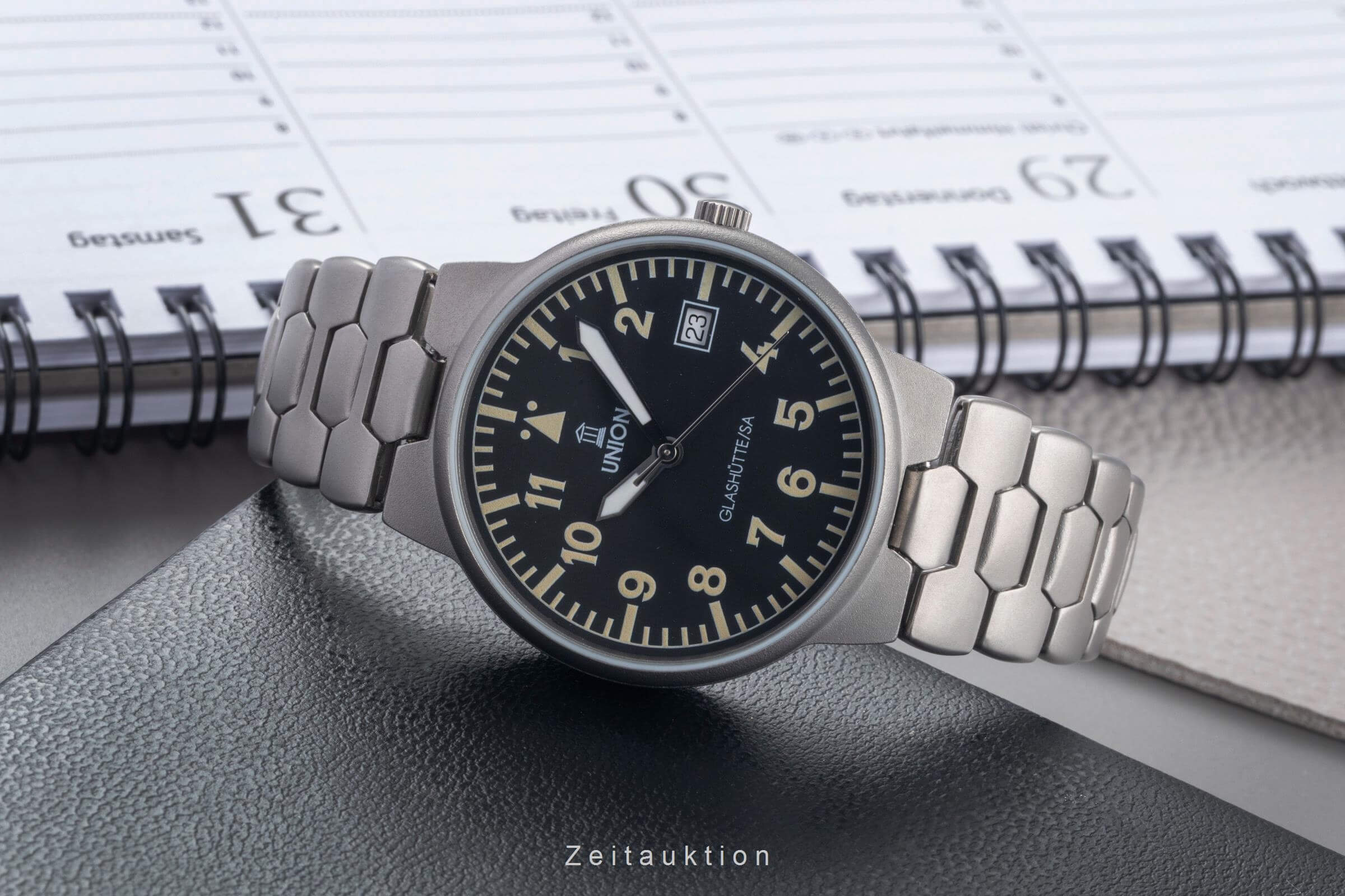 Union Glashütte titanio automático reloj para caballeros  [2500934]