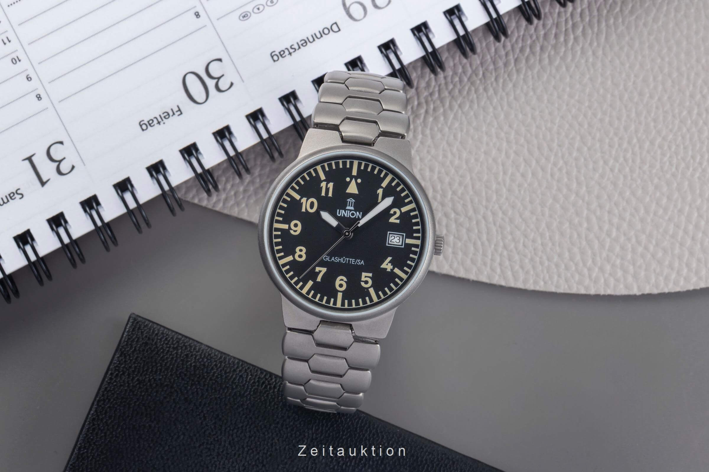 Union Glashütte titanio automático reloj para caballeros  [2500934]