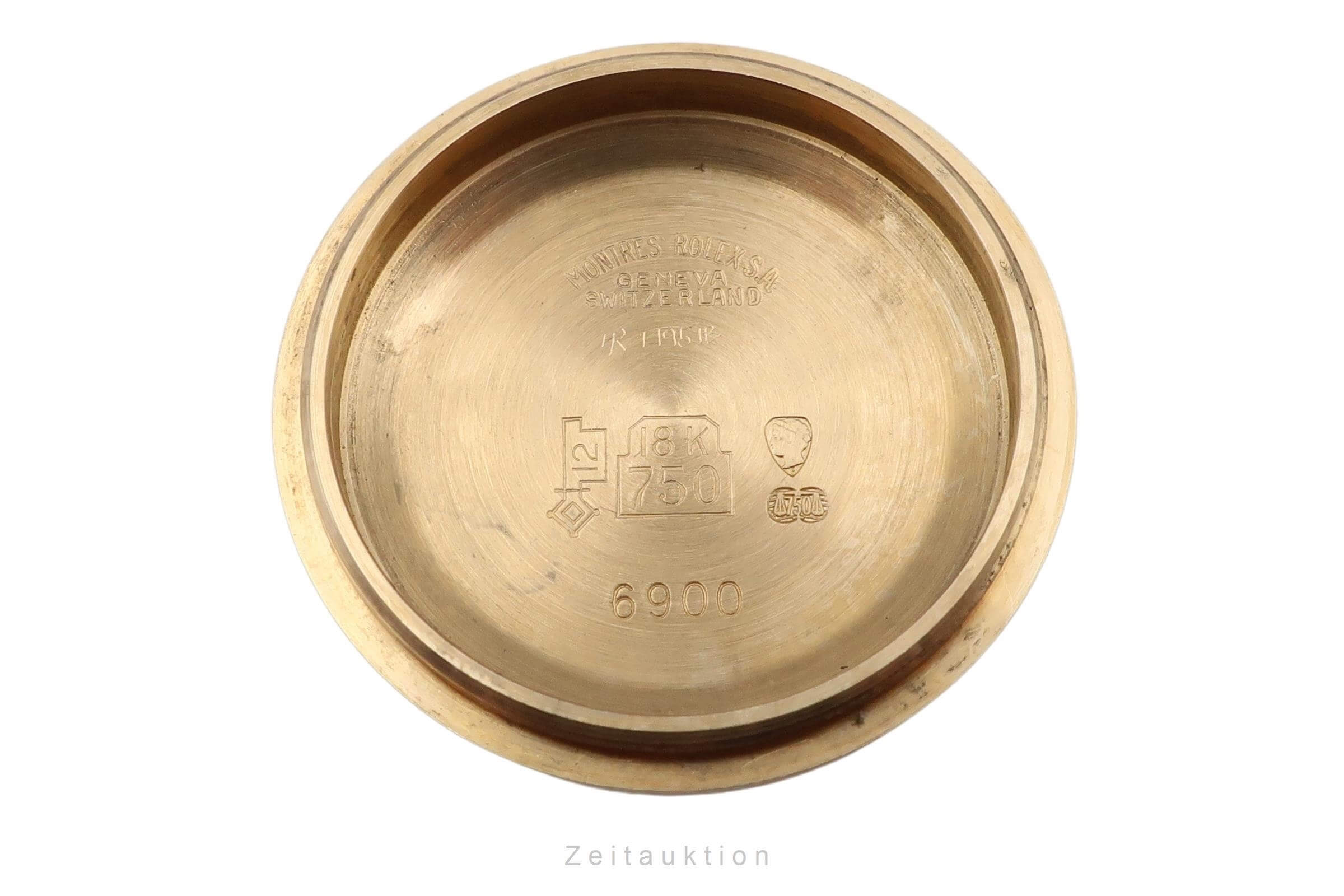 Rolex Lady Datejust 18k Gold (0,750) Black Diamond Dial Damen Ref. 6917  [2500938]