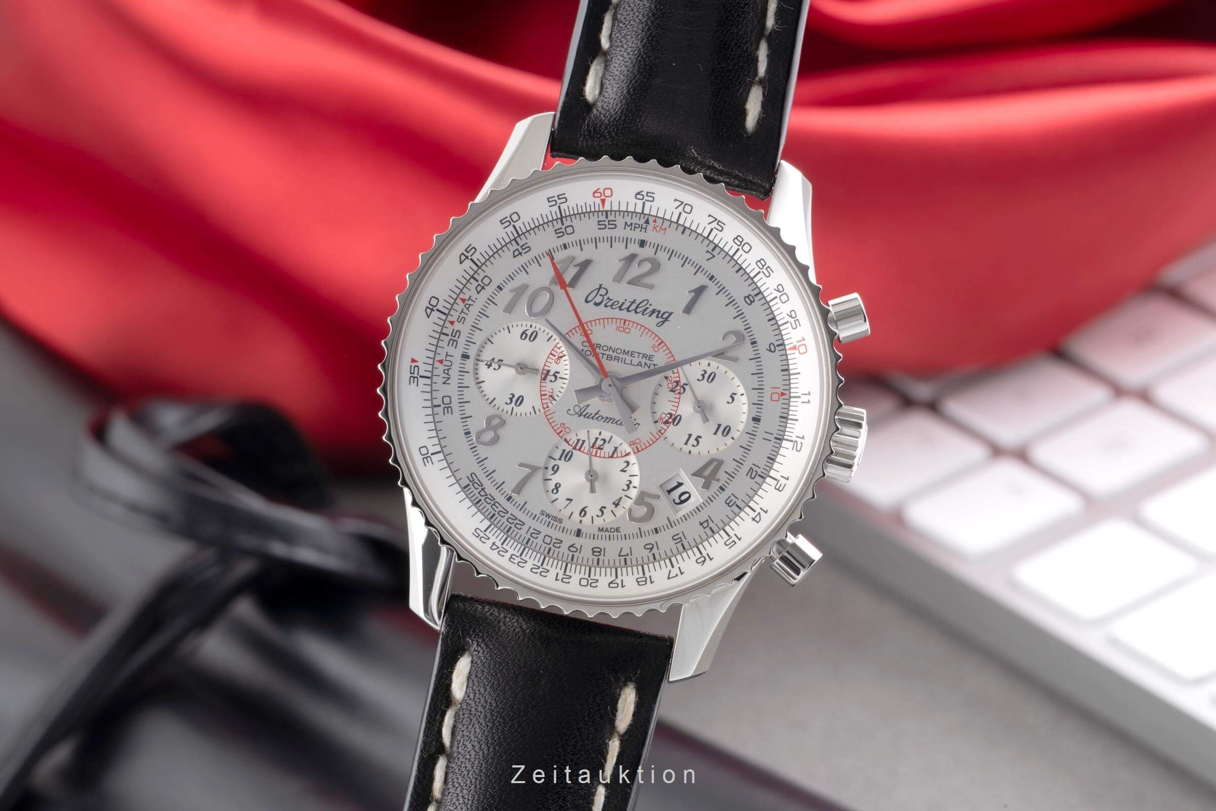Breitling Montbrillant chronograph steel automatic Kal. B01 Ref