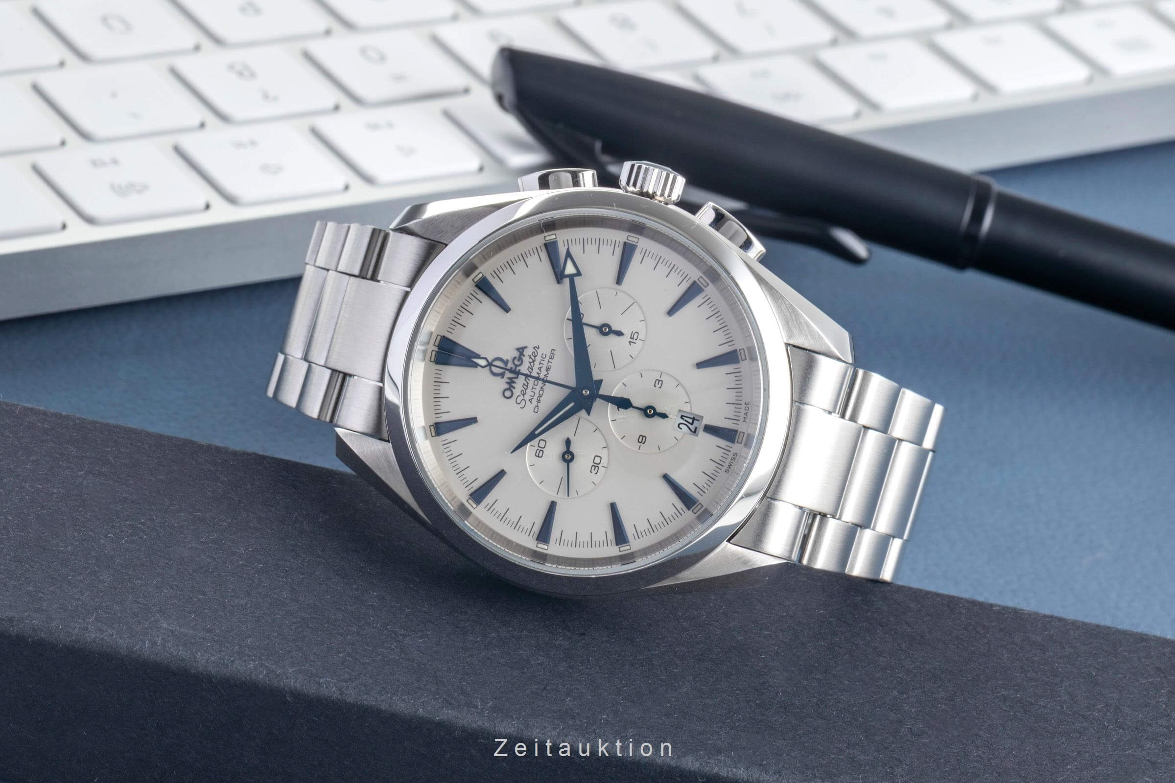 Omega Seamaster chronograph steel automatic Kal. 3301A Ref