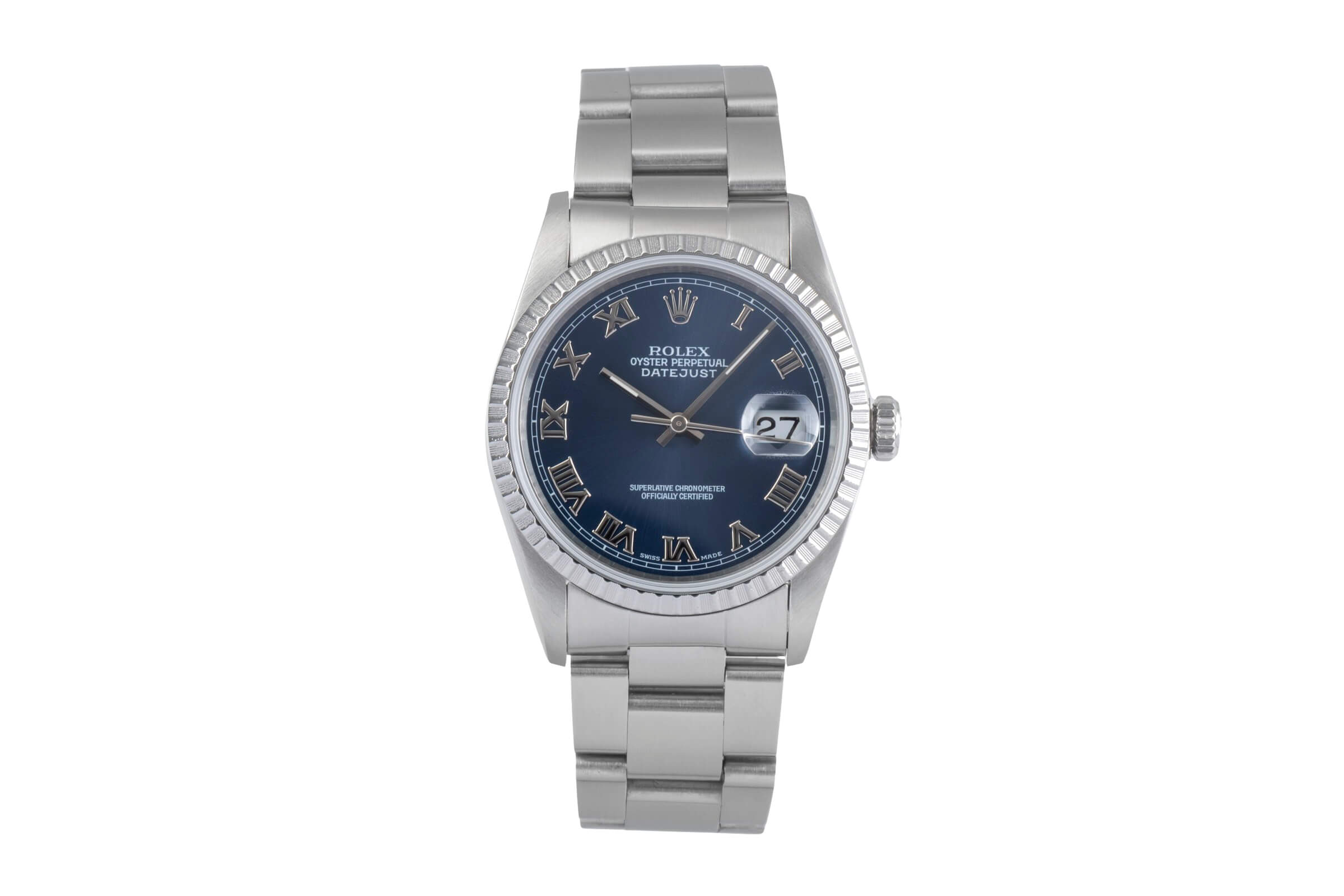 Rolex Datejust acero automático reloj para caballeros 16220  [2500942]