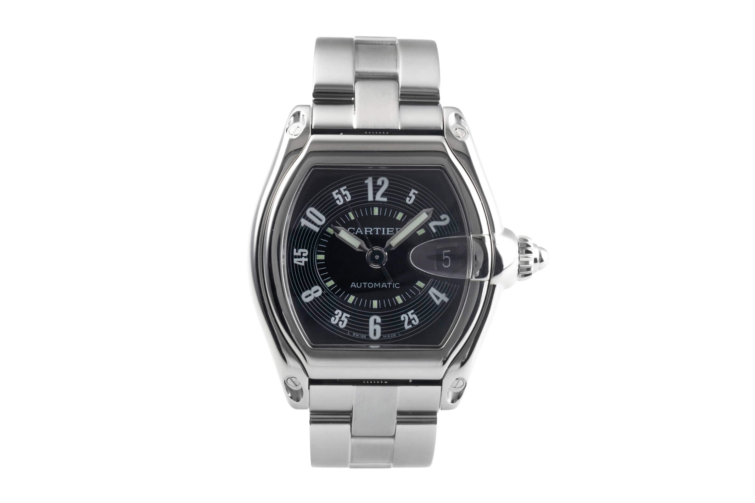 Cartier Roadster acero automático reloj para caballeros W62004V3  [2500944]