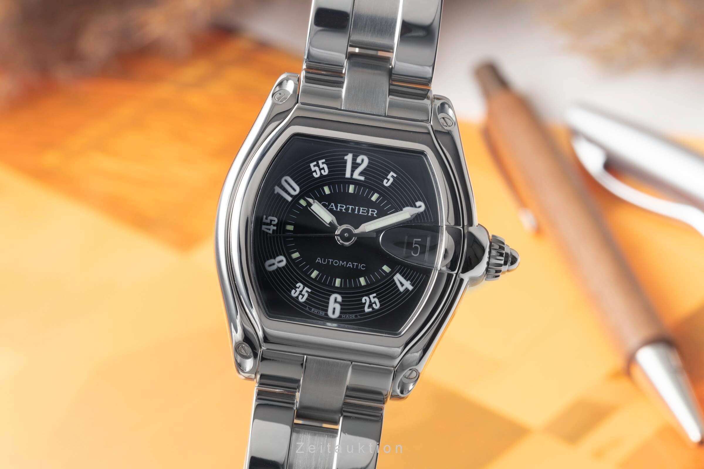 Cartier Roadster acero automático reloj para caballeros W62004V3  [2500944]