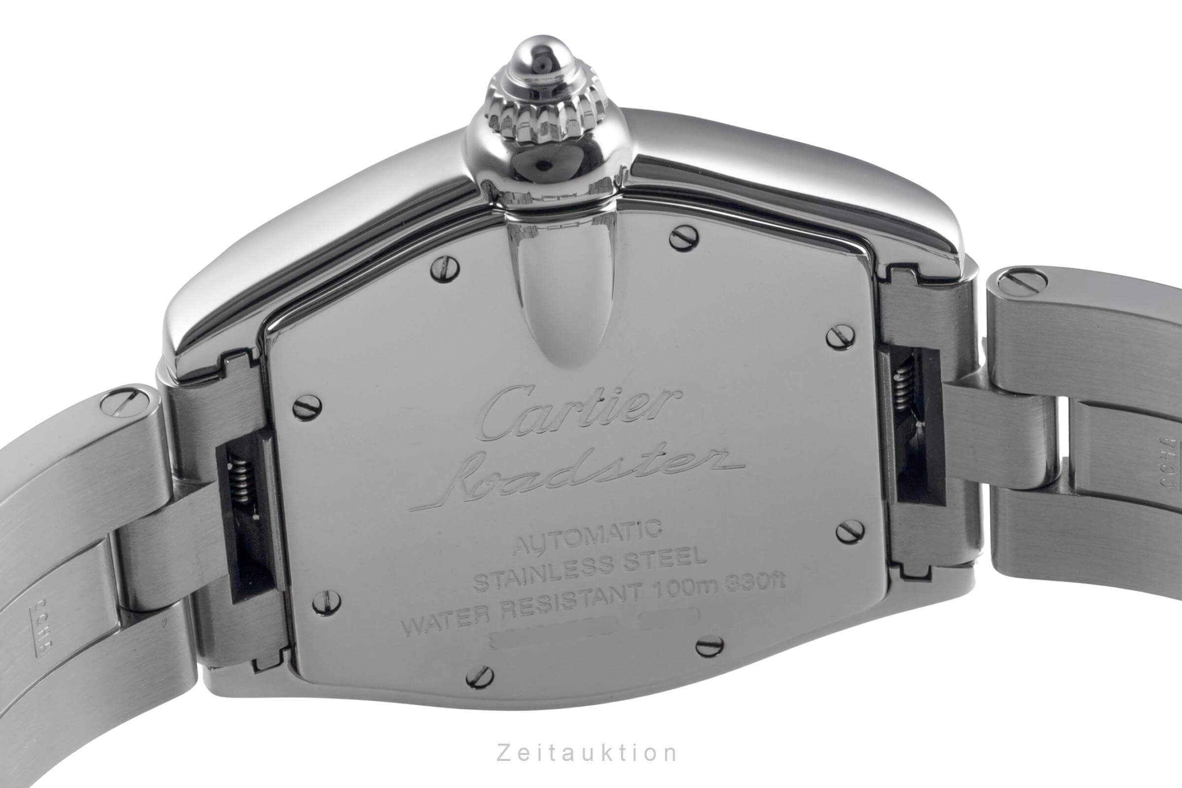 Cartier Roadster acero automático reloj para caballeros W62004V3  [2500944]