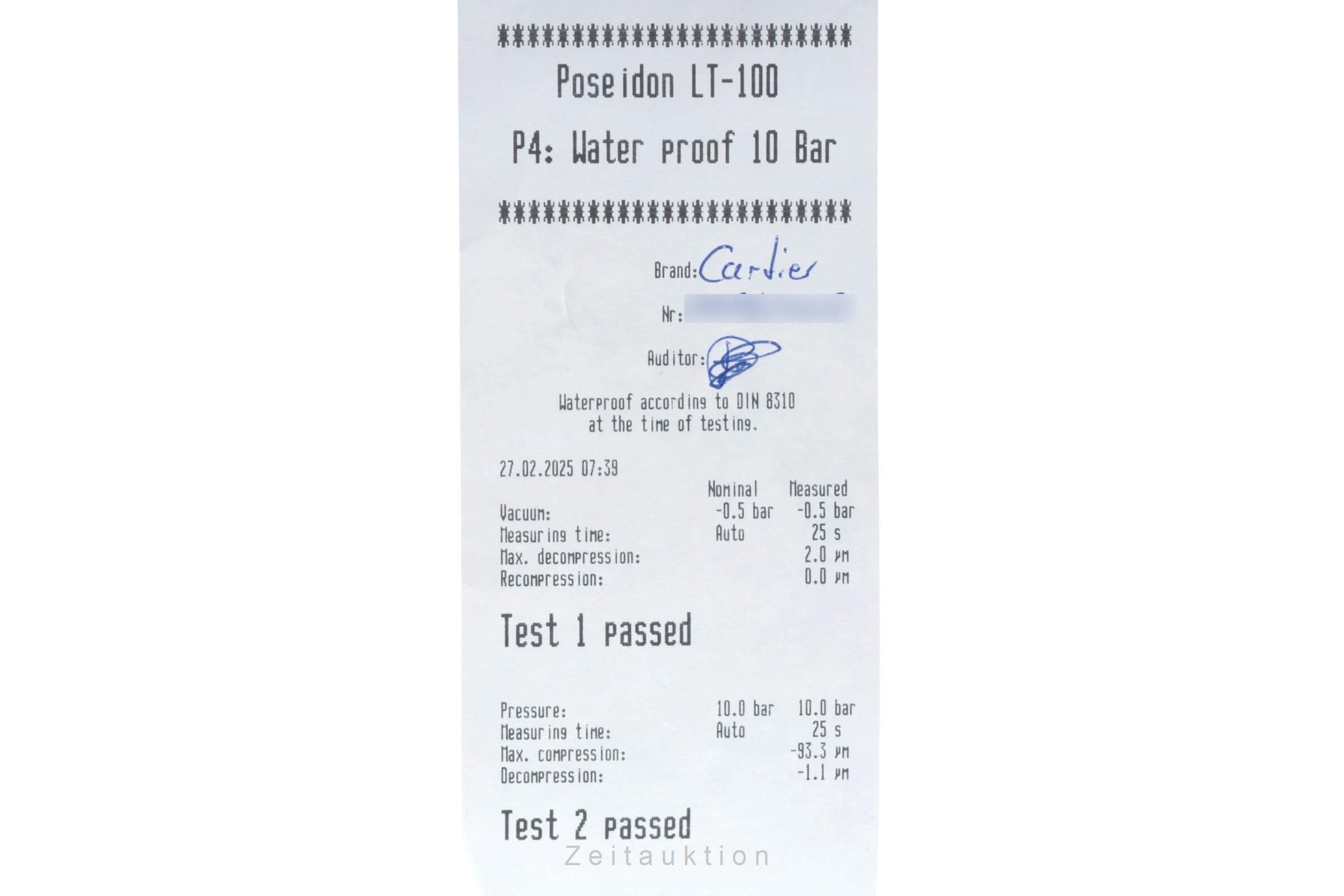 Cartier Roadster acero automático reloj para caballeros W62004V3  [2500944]