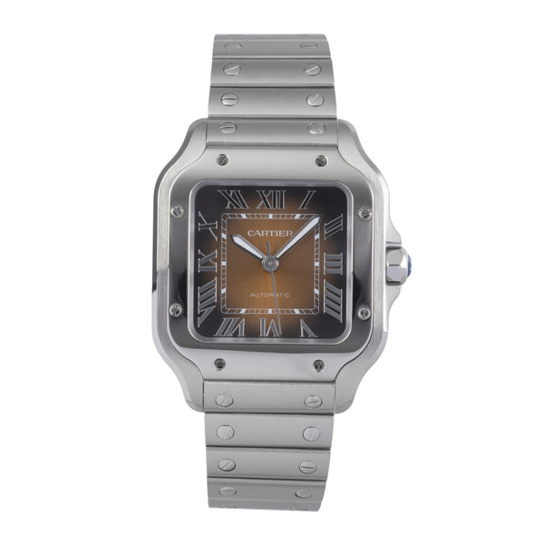 Cartier Santos de Cartier Stahl Automatik Herrenuhr Ref. WSSA00065 NP: 7600,- € [2500948]