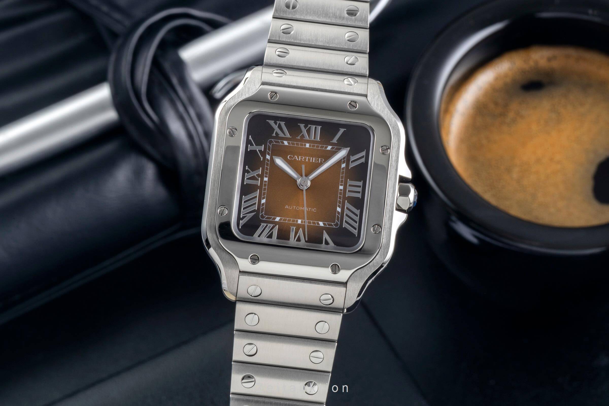 Cartier Santos de Cartier Stahl Automatik Herrenuhr Ref. WSSA00065 NP: 7600,- € [2500948]