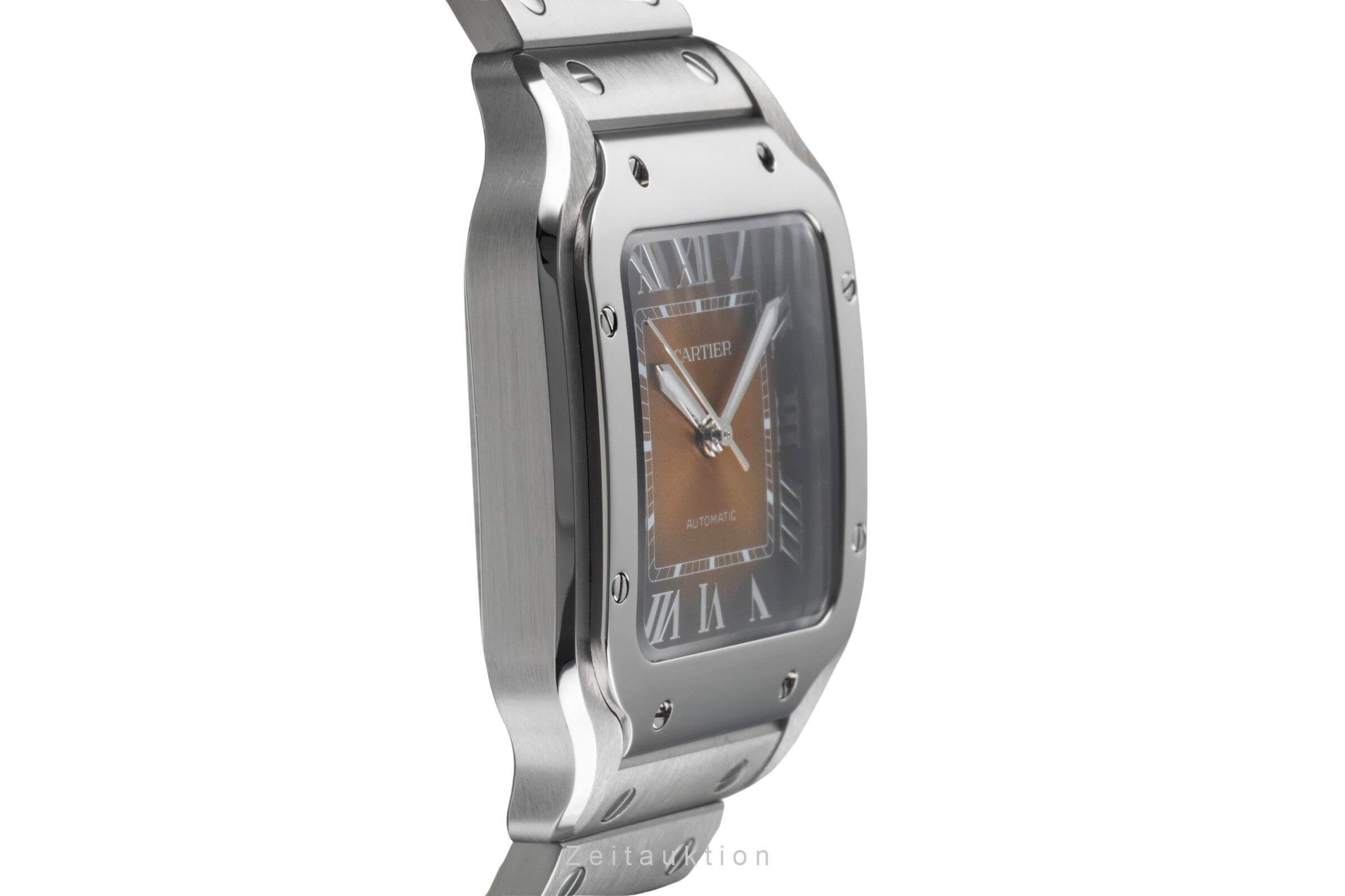 Cartier Santos de Cartier Stahl Automatik Herrenuhr Ref. WSSA00065 NP: 7600,- € [2500948]
