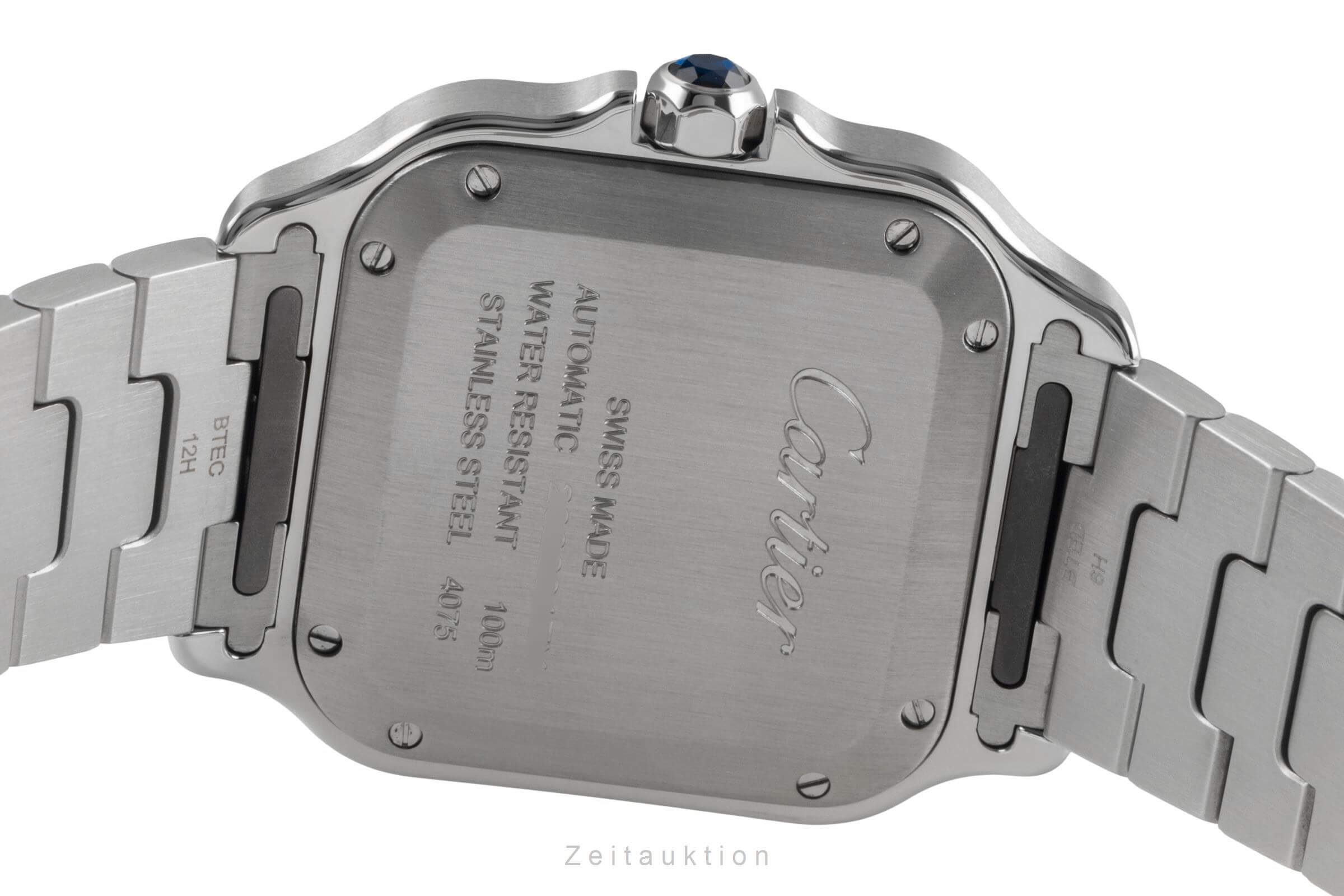 Cartier Santos de Cartier Stahl Automatik Herrenuhr Ref. WSSA00065 NP: 7600,- € [2500948]