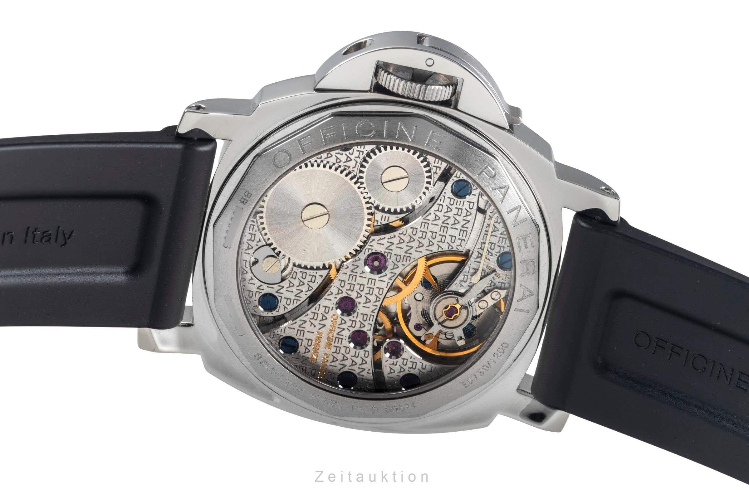Panerai Luminor Base White Dial Stahl Handaufzug Ref. PAM00114 B&P VP: 5700,- € [2500949]