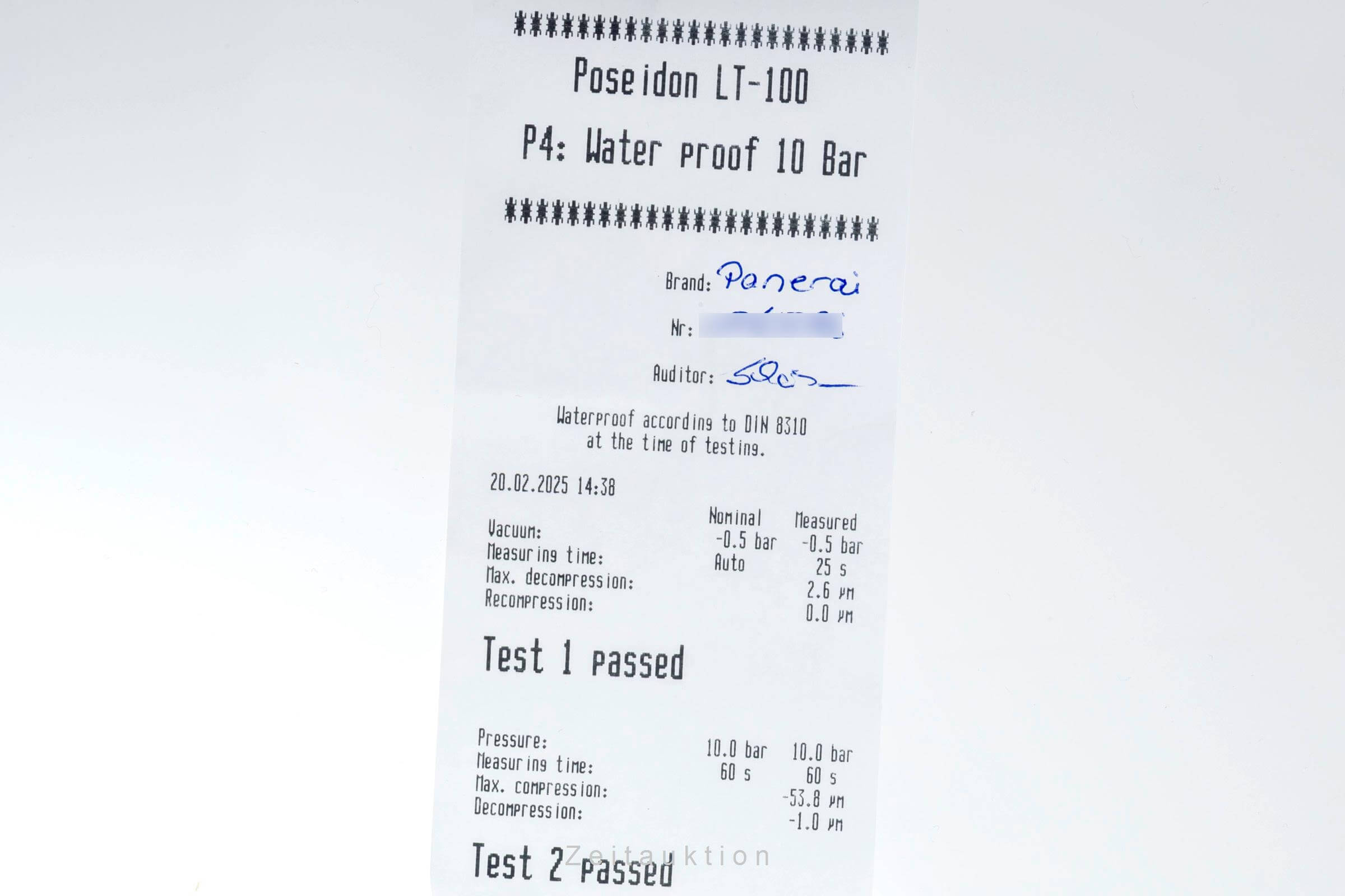 Panerai Luminor Base White Dial Stahl Handaufzug Ref. PAM00114 B&P VP: 5700,- € [2500949]