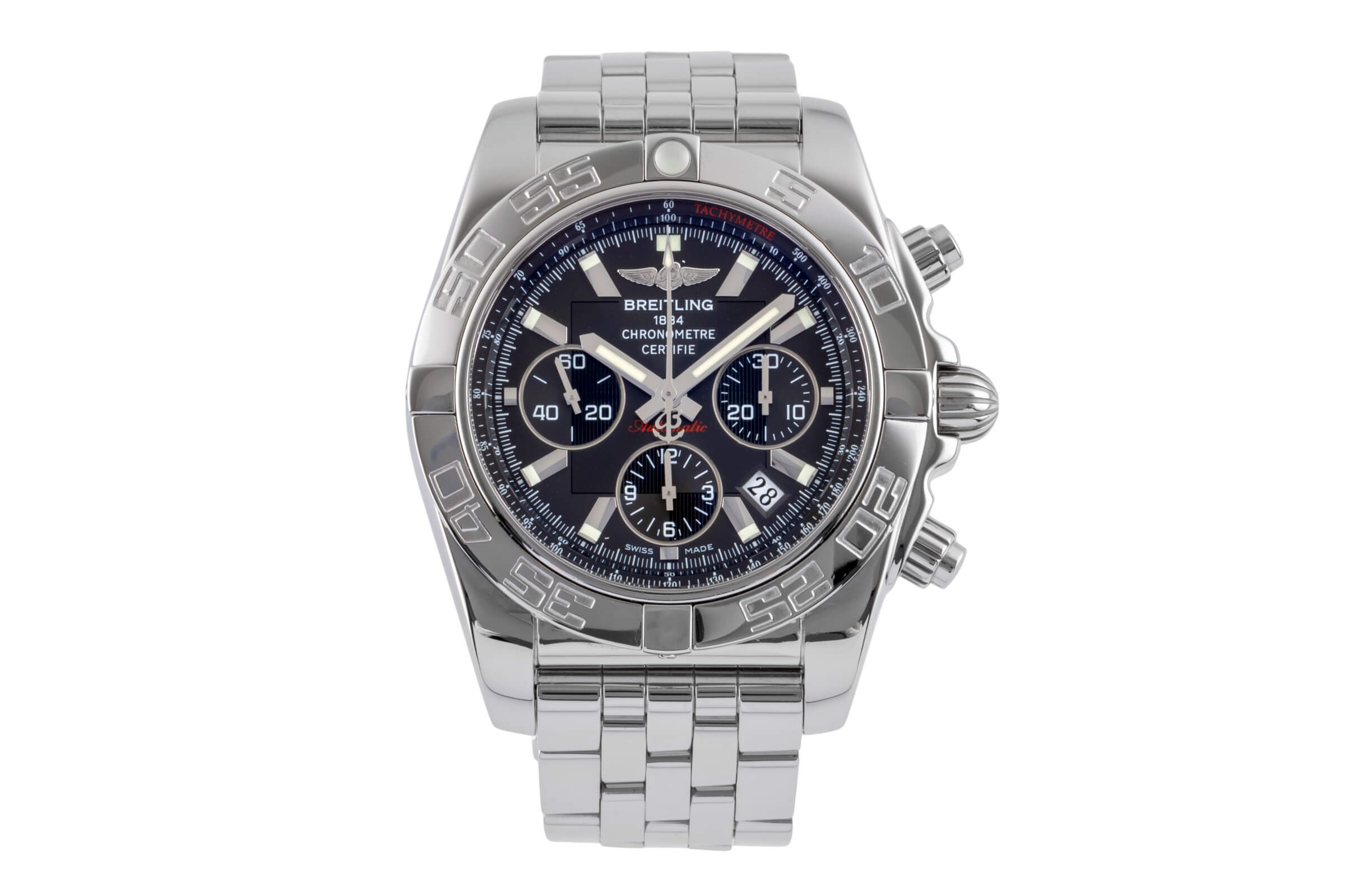 Breitling Chronomat 44 cronografo acciaio automatismo orologio da uomo AB0110,  AB011M24PA  [2500950]