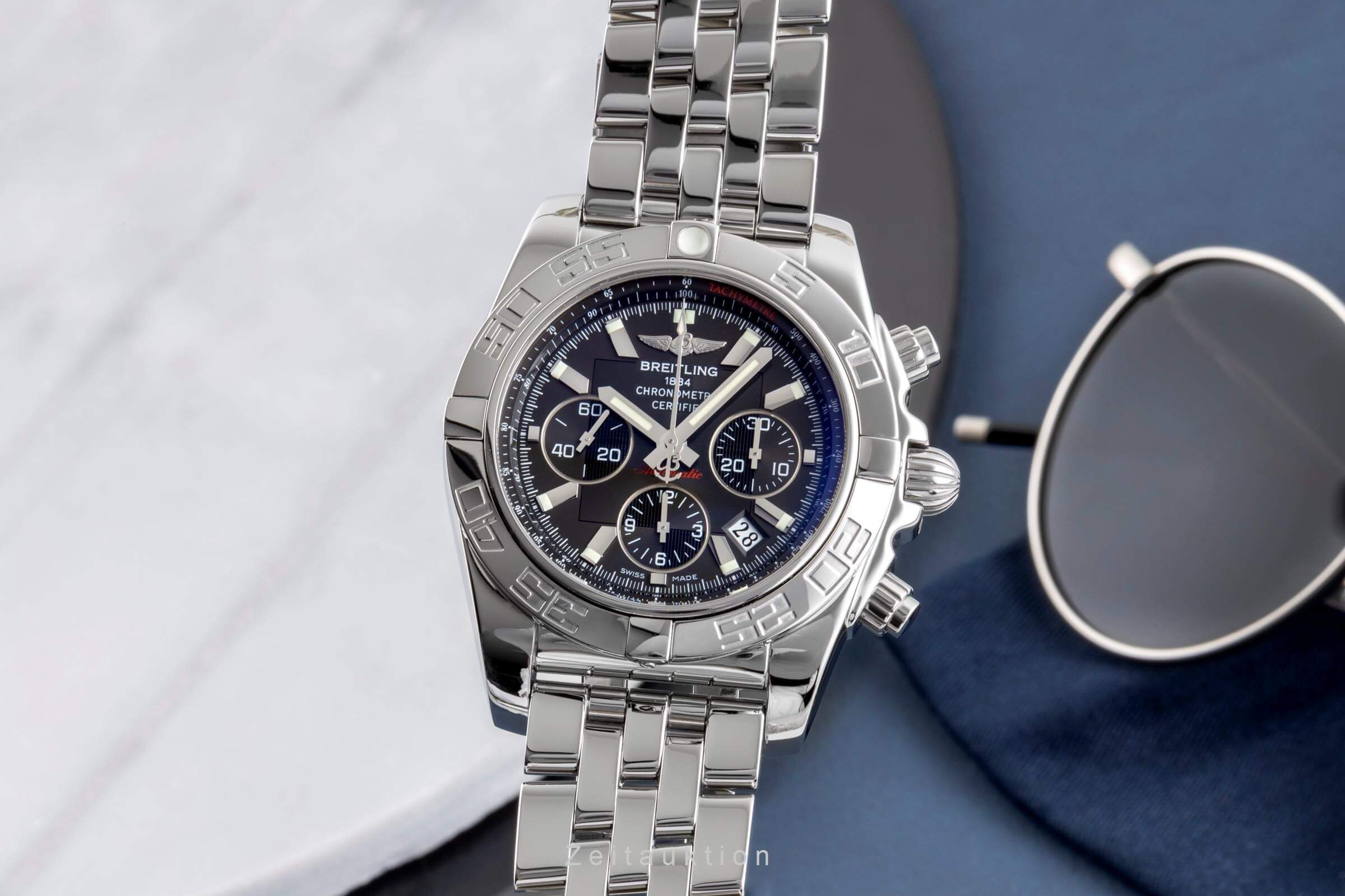 Breitling Chronomat 44 cronografo acciaio automatismo orologio da uomo AB0110,  AB011M24PA  [2500950]