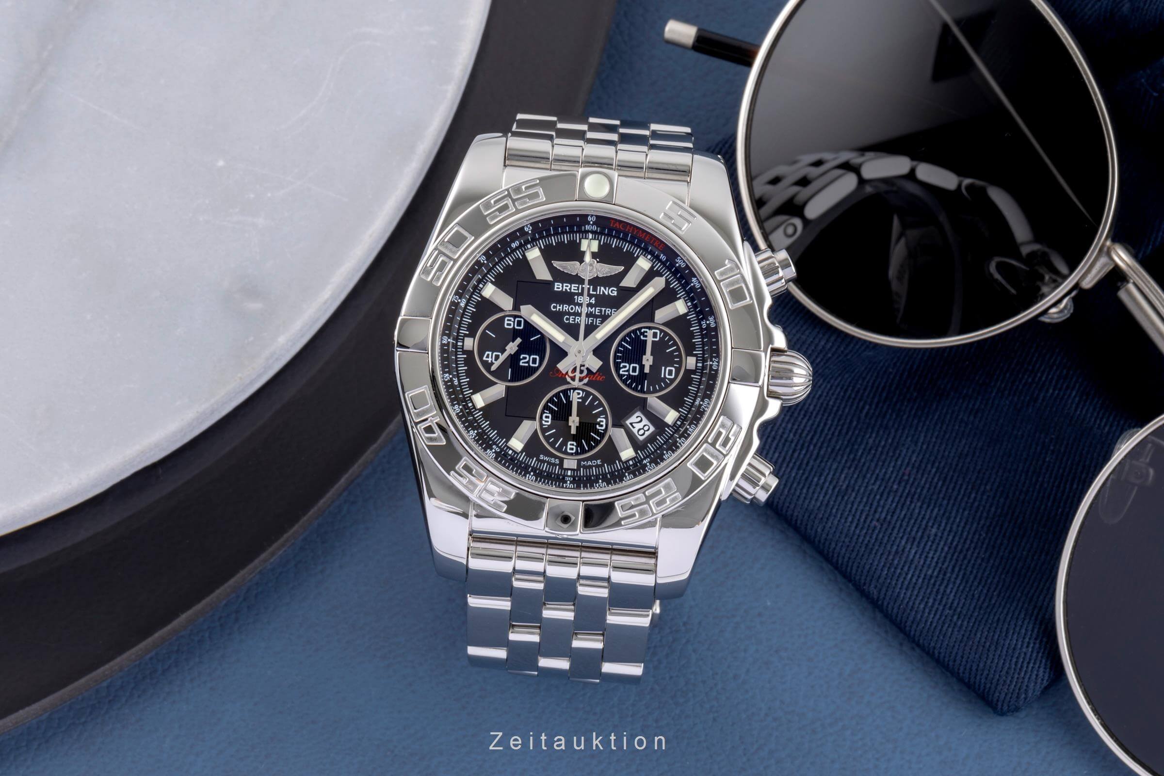Breitling Chronomat 44 cronografo acciaio automatismo orologio da uomo AB0110,  AB011M24PA  [2500950]