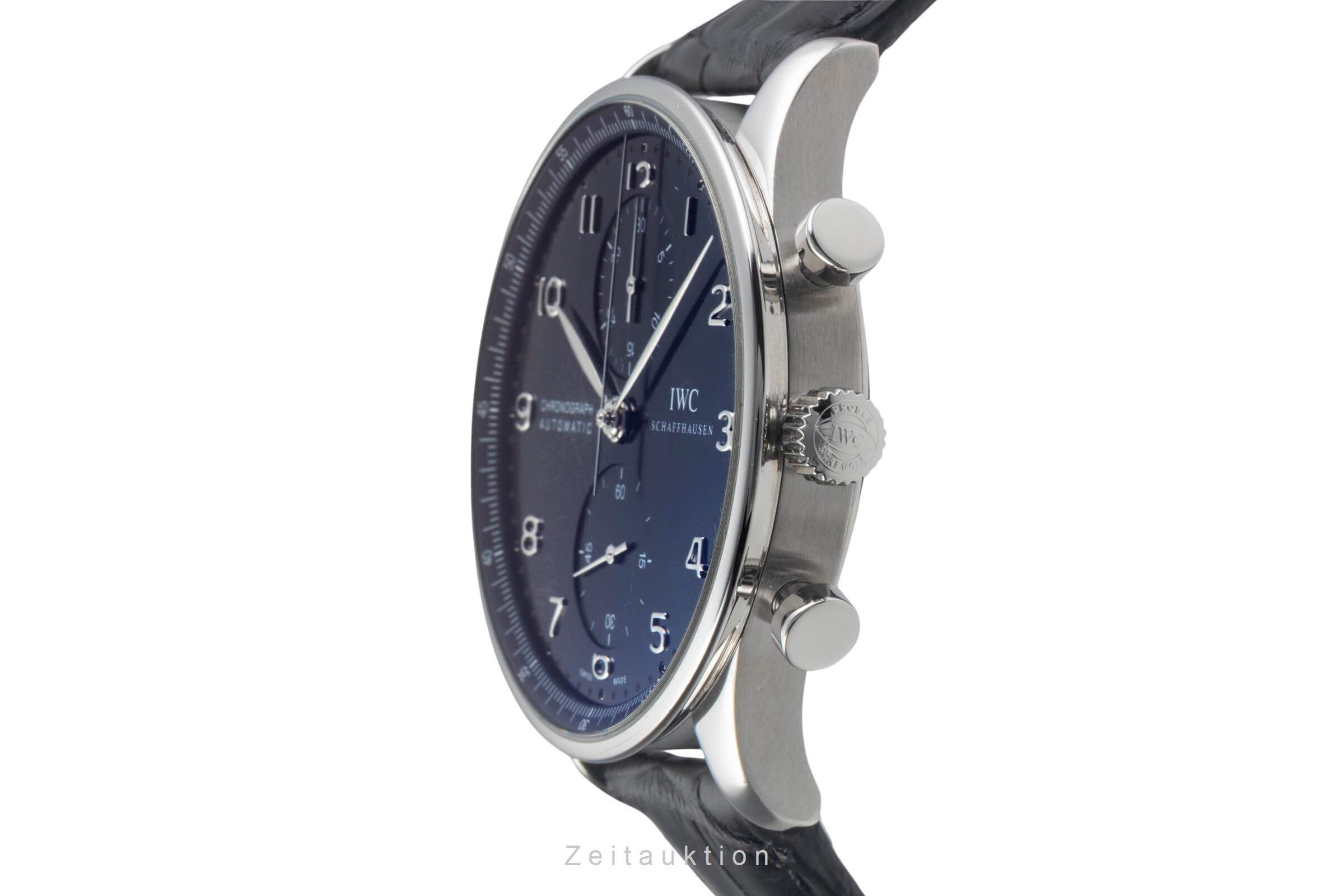 IWC Portugieser cronografo acciaio automatismo orologio da uomo IW371438 LP: 9100EUR  [2500952]