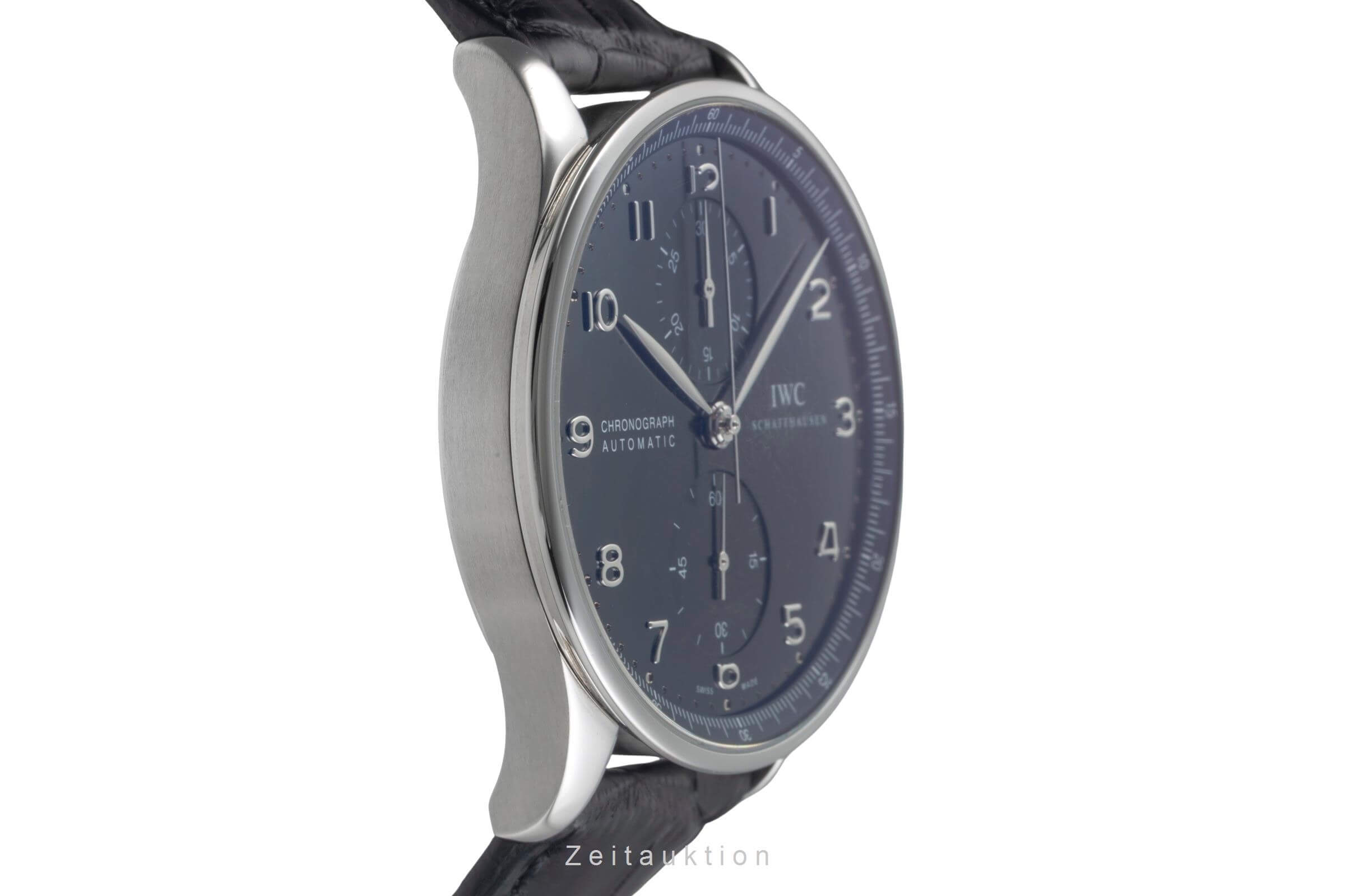 IWC Portugieser cronografo acciaio automatismo orologio da uomo IW371438 LP: 9100EUR  [2500952]