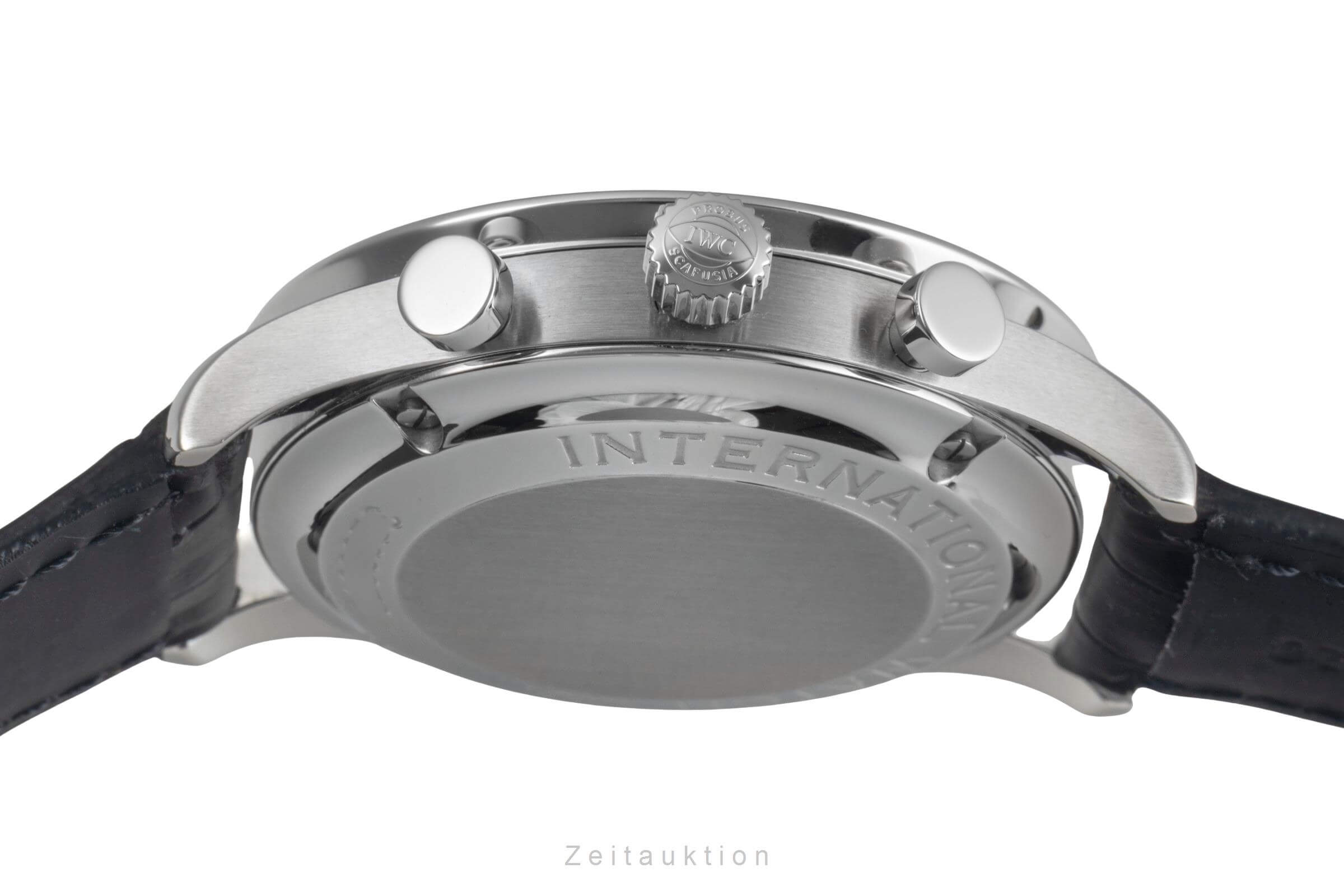 IWC Portugieser cronografo acciaio automatismo orologio da uomo IW371438 LP: 9100EUR  [2500952]