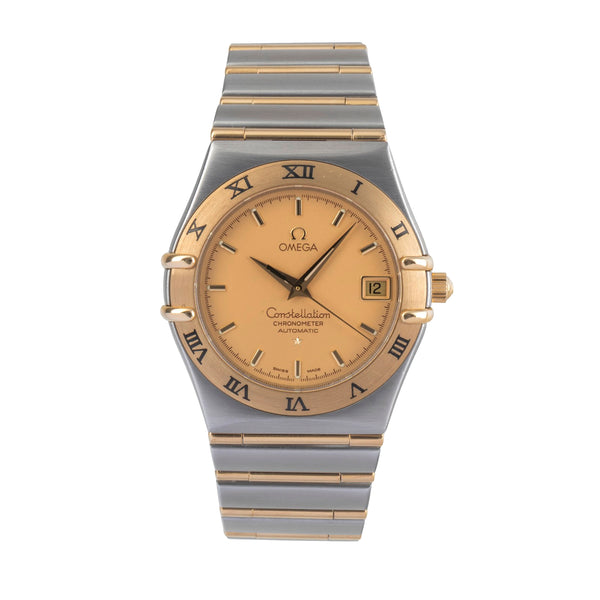 Omega Constellation acciaio / oro automatismo orologio da uomo 1202.10.00  [2500975]