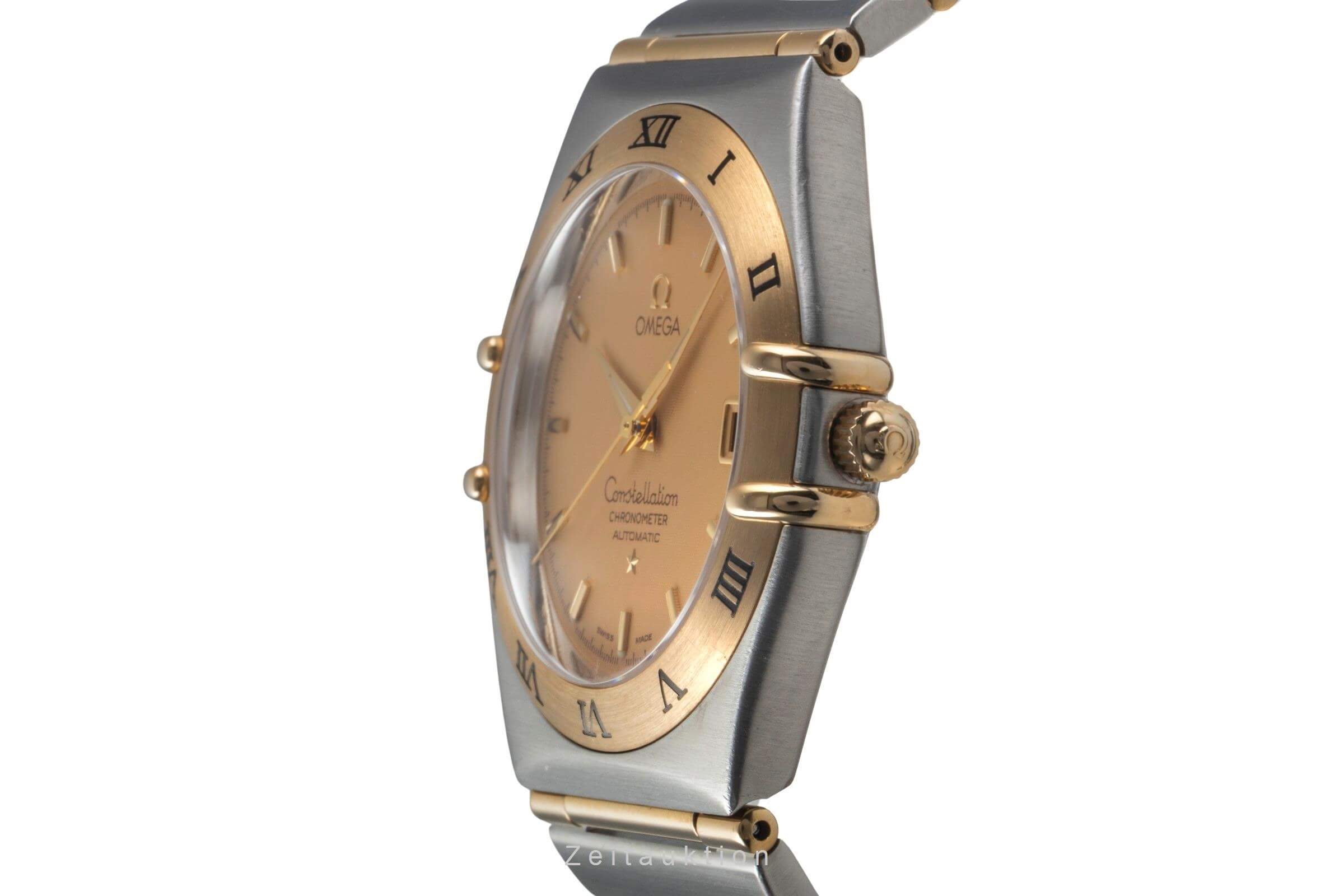 Omega Constellation acciaio / oro automatismo orologio da uomo 1202.10.00  [2500975]